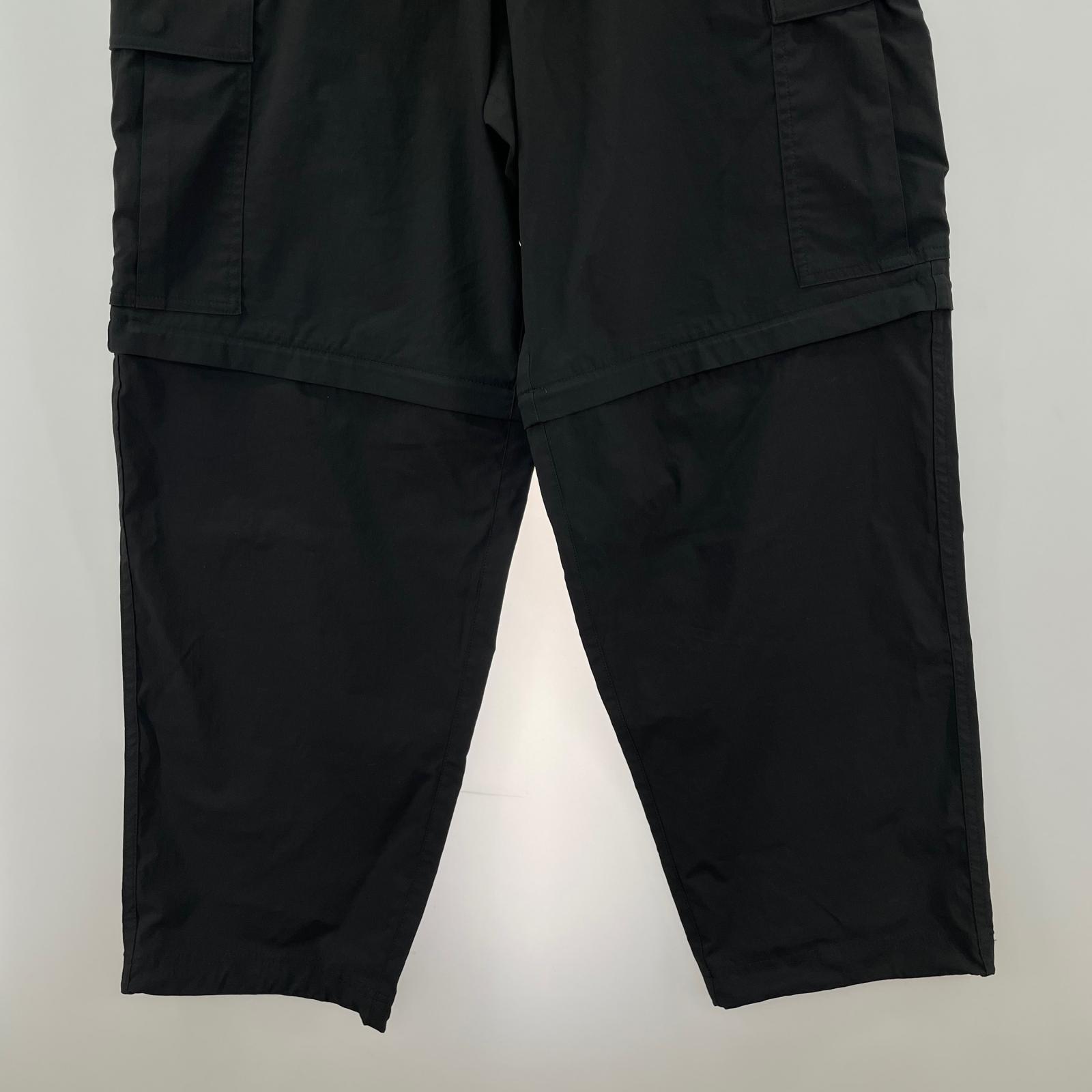 パンツ ワイドパンツ 黒 XL ブラック