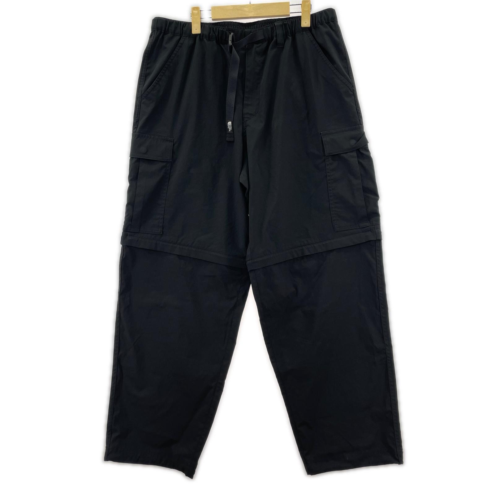 パンツ ワイドパンツ 黒 XL ブラック
