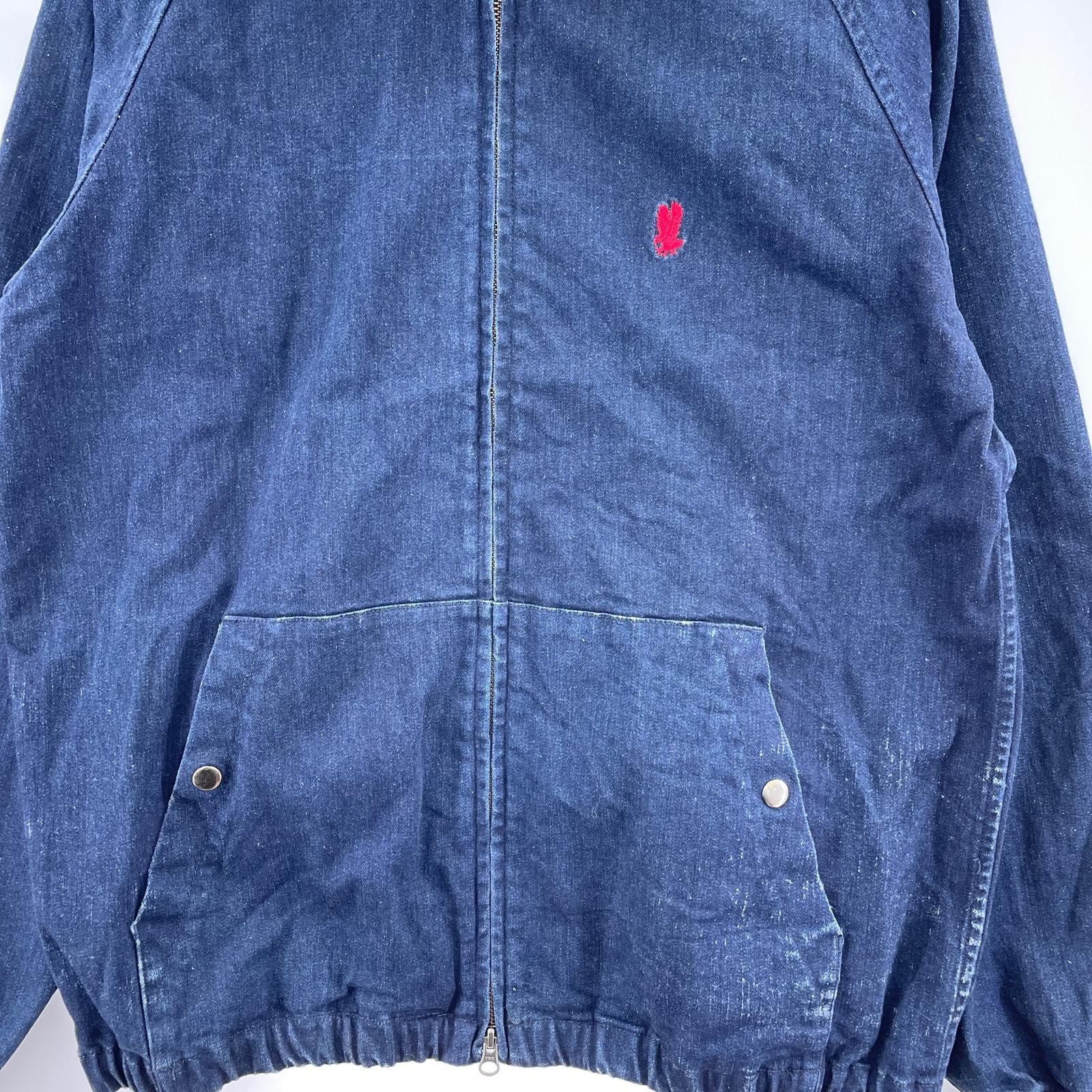 ブルゾン デニムスイングトップ (L) L ネイビー