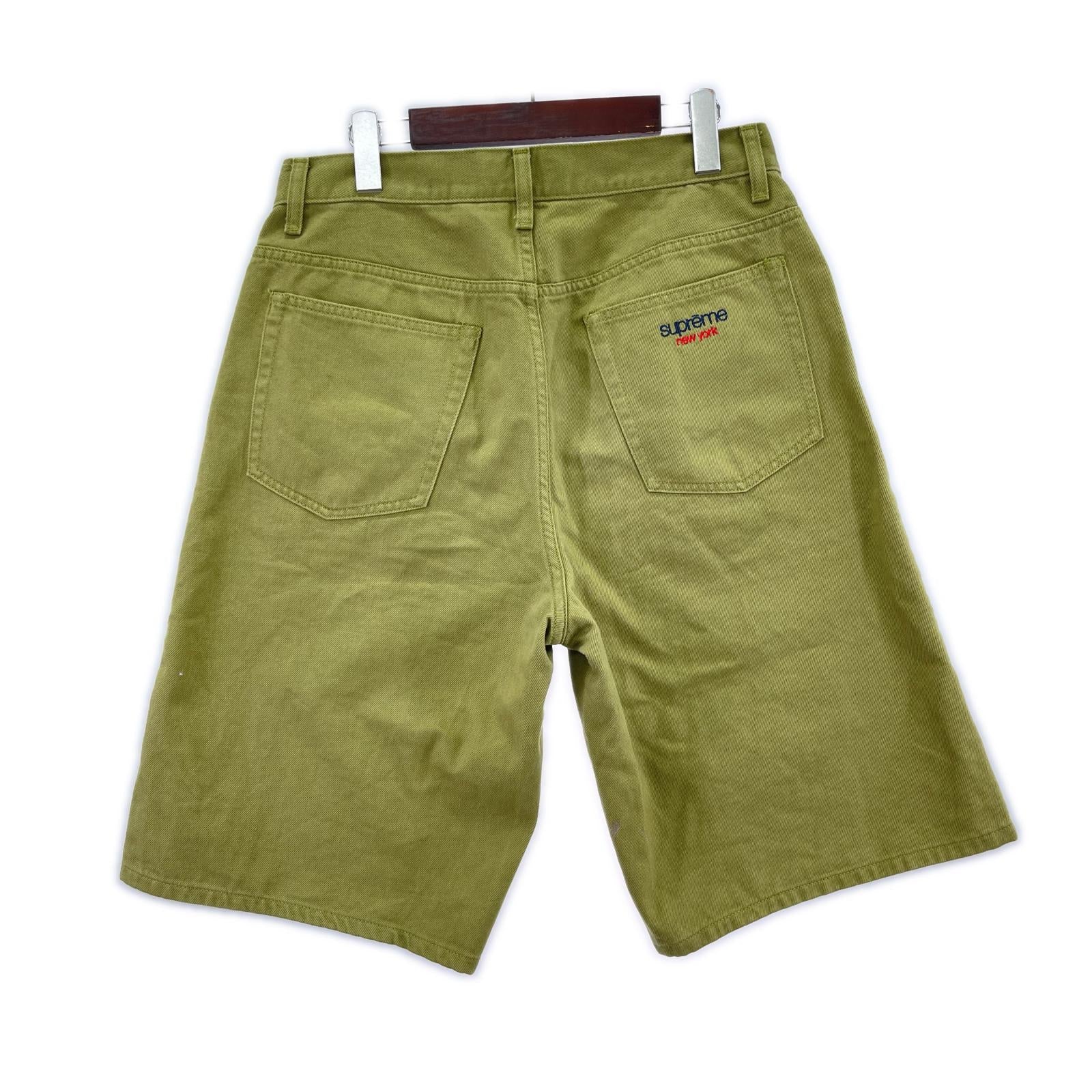 ショートパンツ Supreme 24SS Baggy Denim Short Light Olive 30