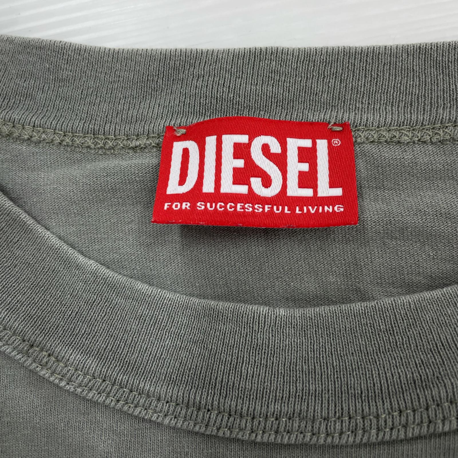 長袖Ｔシャツ T-CRANE-LS-L3 袖プリントL/Sカットソー グレー グレー