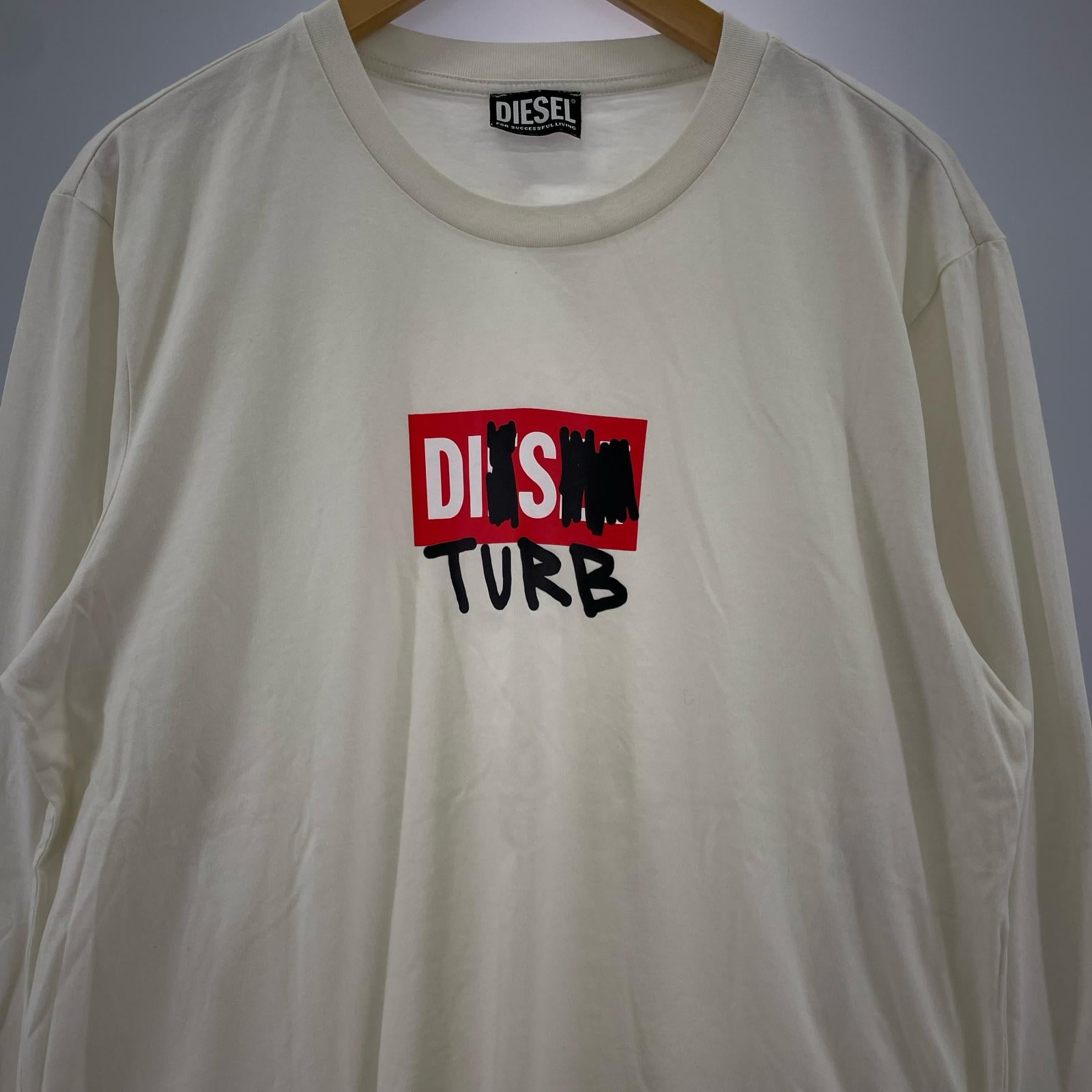 長袖Ｔシャツ TURB T-DIEGOS-LS-B1 L/Sカットソー ホワイト ホワイト