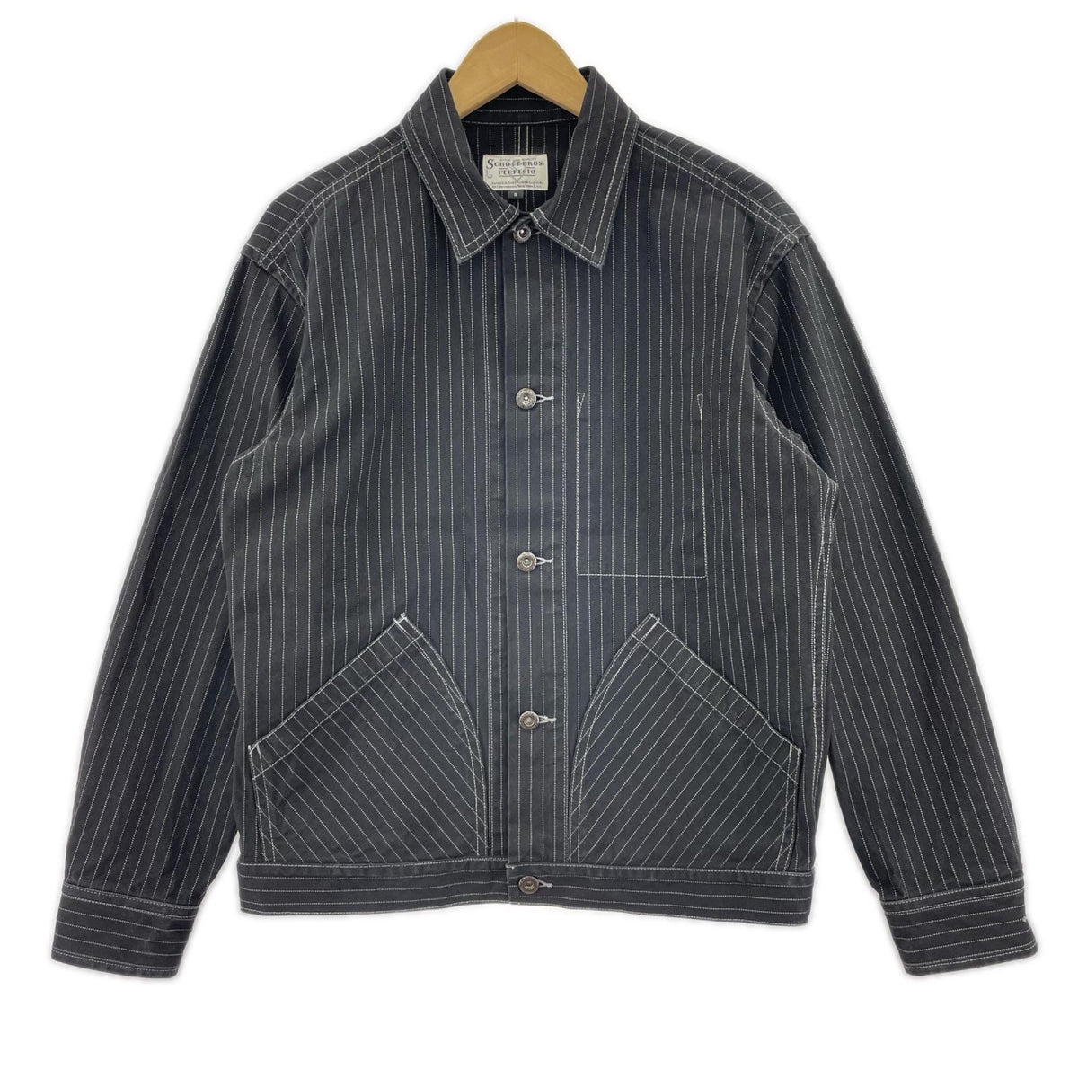 ジャケット OLD HICKORY DENIM JACKET 黒 (S) S ブラック