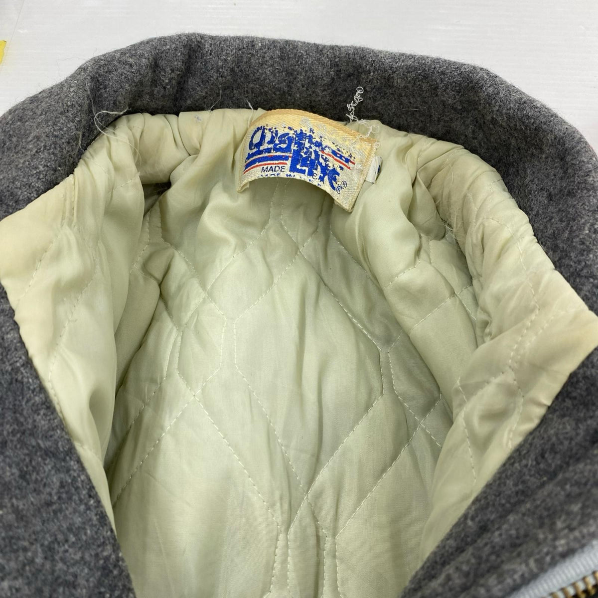 ジャケット Chalk Line RAIDERS ｳｰﾙ混 ｸﾞﾚｰ (M) M グレー