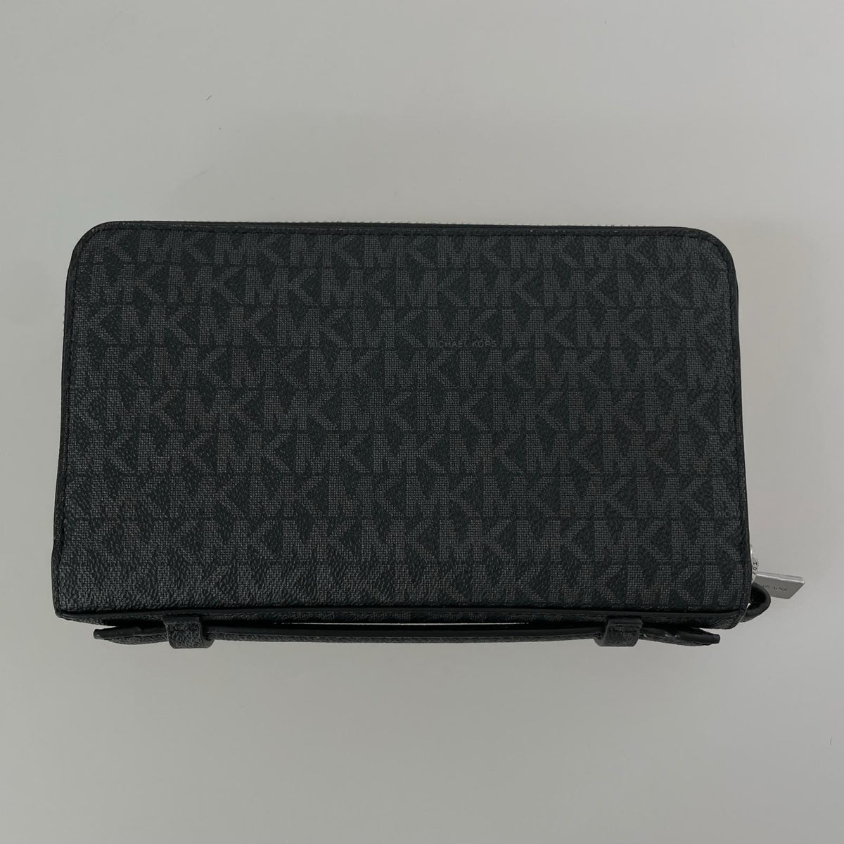 長財布 MICHAEL KORS MKシグネチャー ダブルジップ オーガナイザー ブラック ブラック
