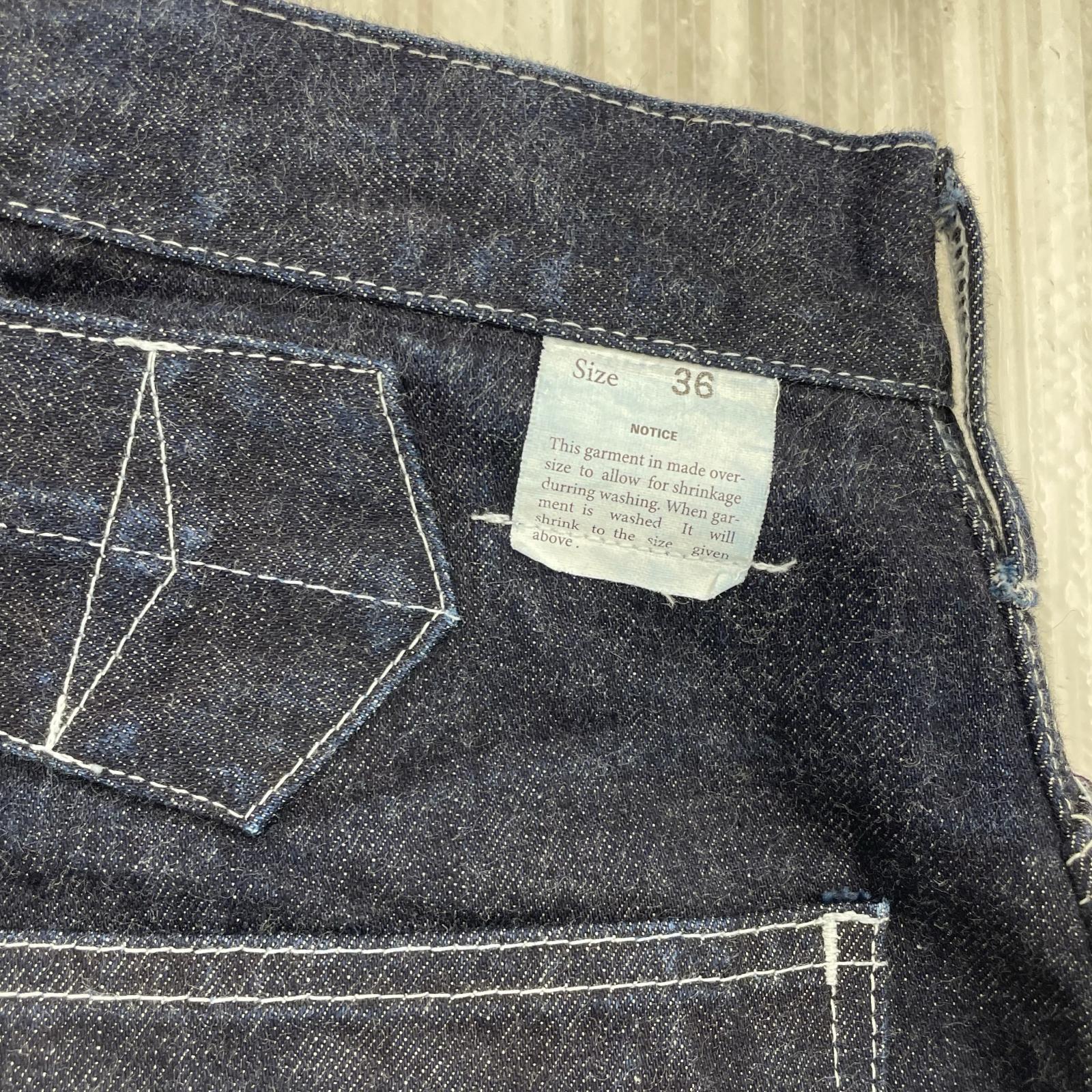 デニムパンツ PREWAR ARMY PANTS（W36） 36 ブルー