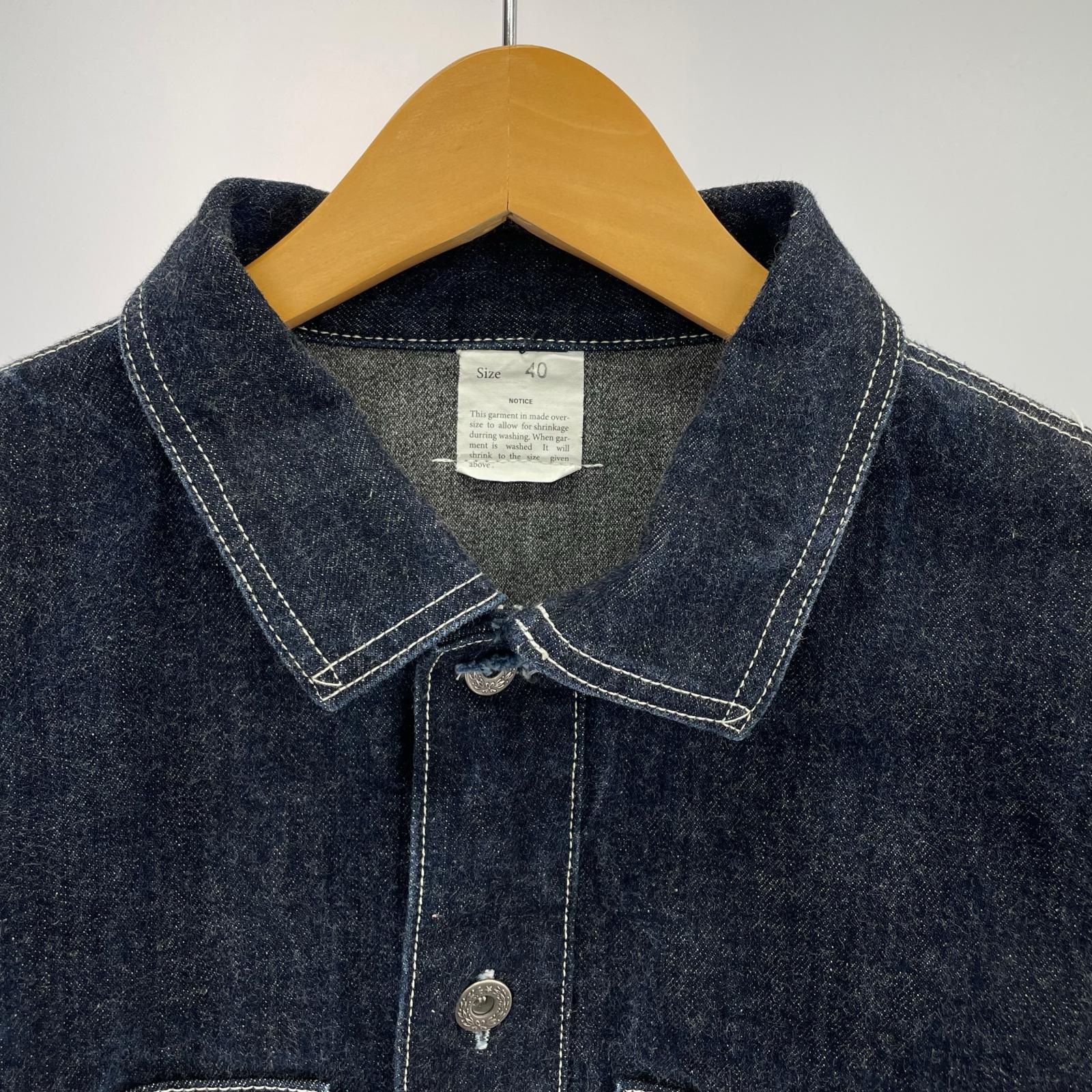 デニムジャケット PREWAR ARMY COVERALL（40） 40 ブルー