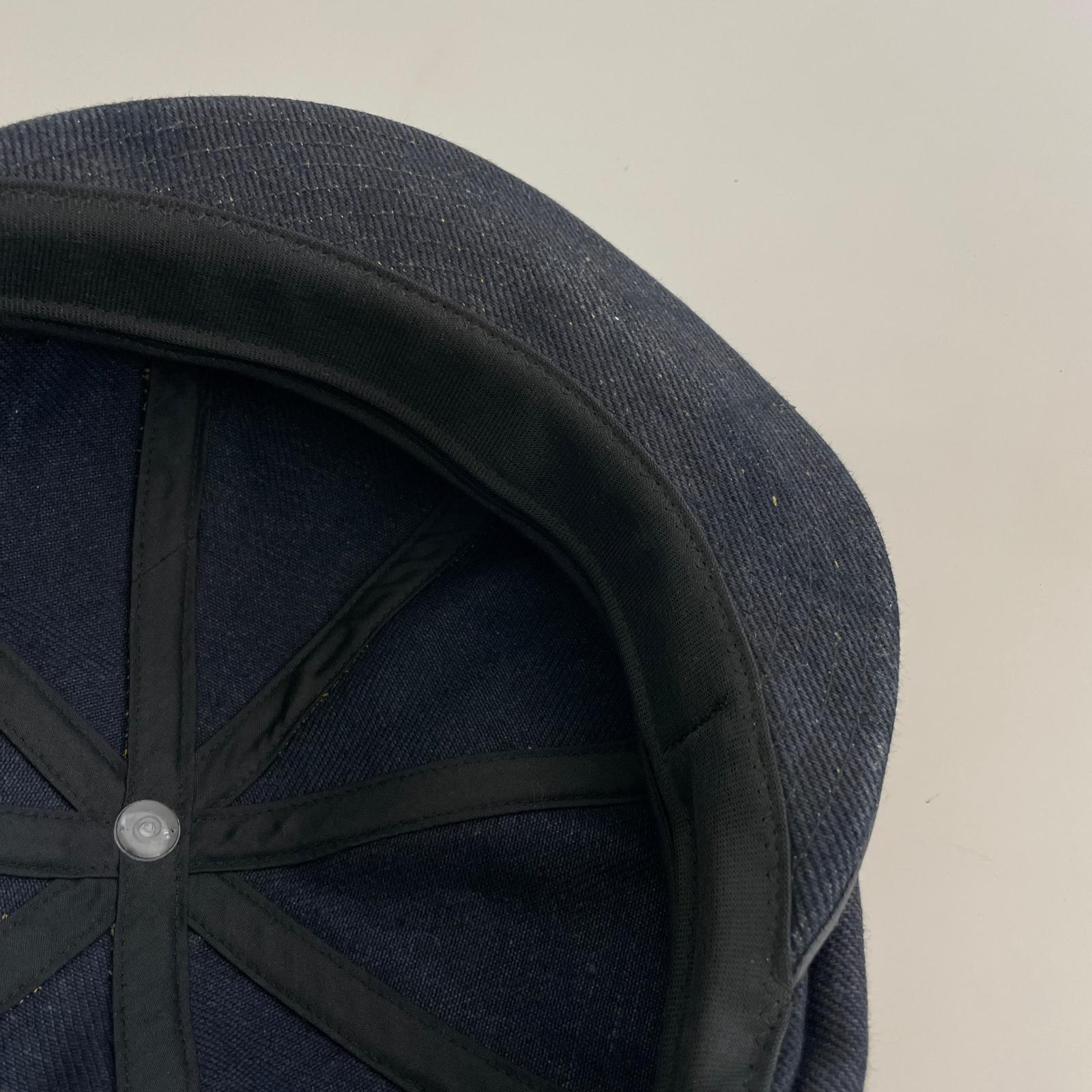 キャップ DUNCH HAT denim ブラック