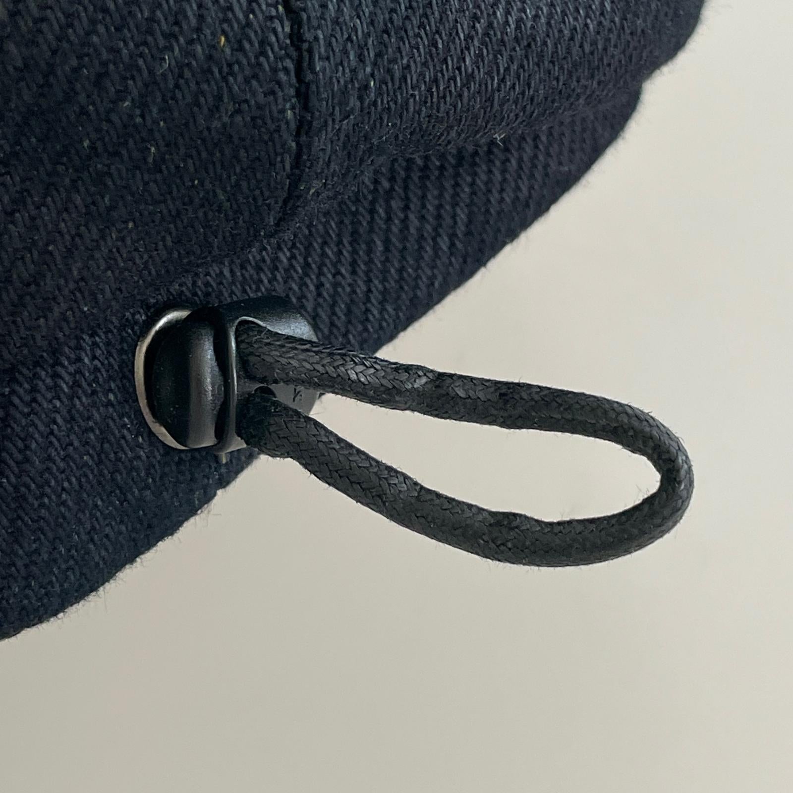 キャップ DUNCH HAT denim ブラック