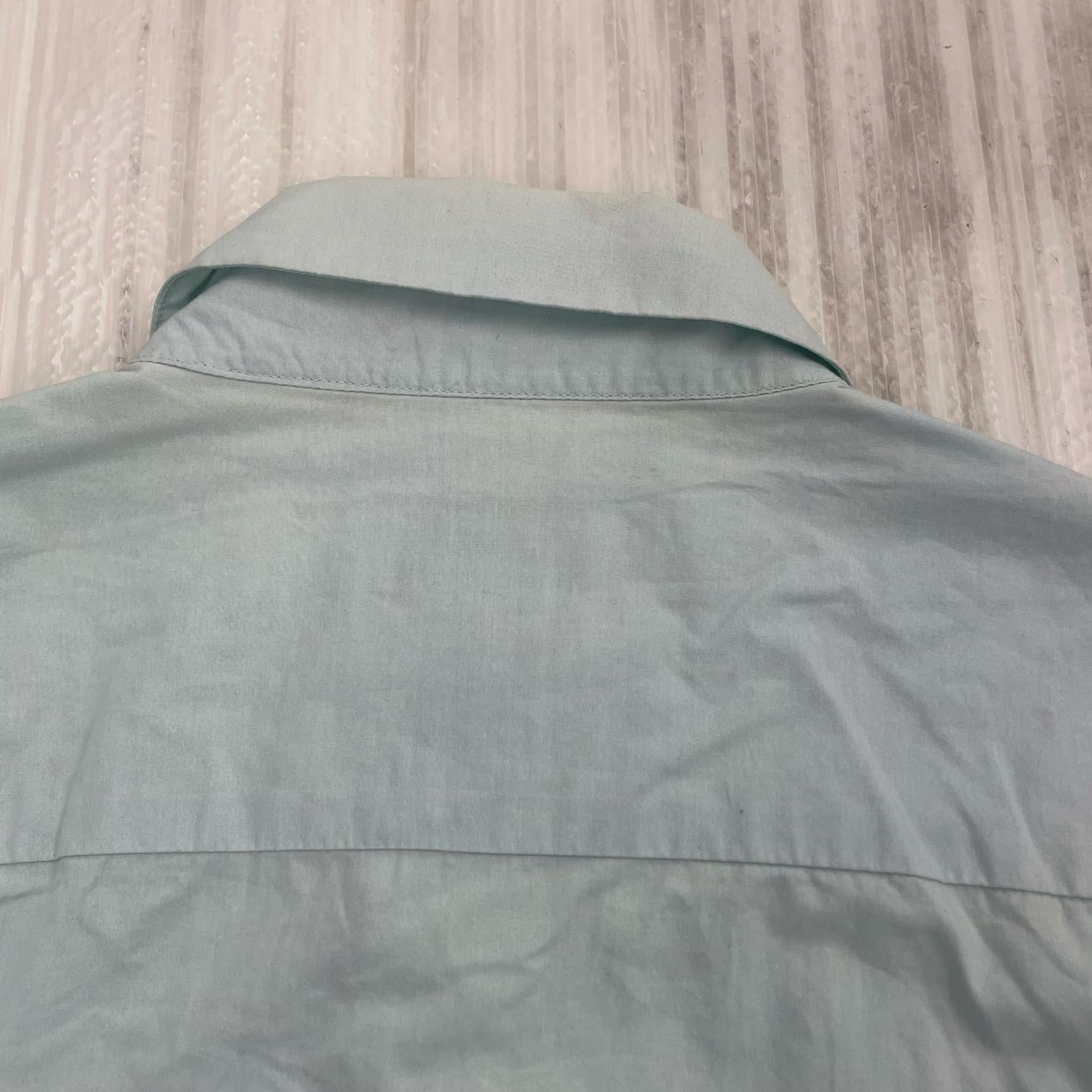半袖シャツ DRIES VAN NOTEN Len Lye アロハシャツ サイズ48 サックス 48