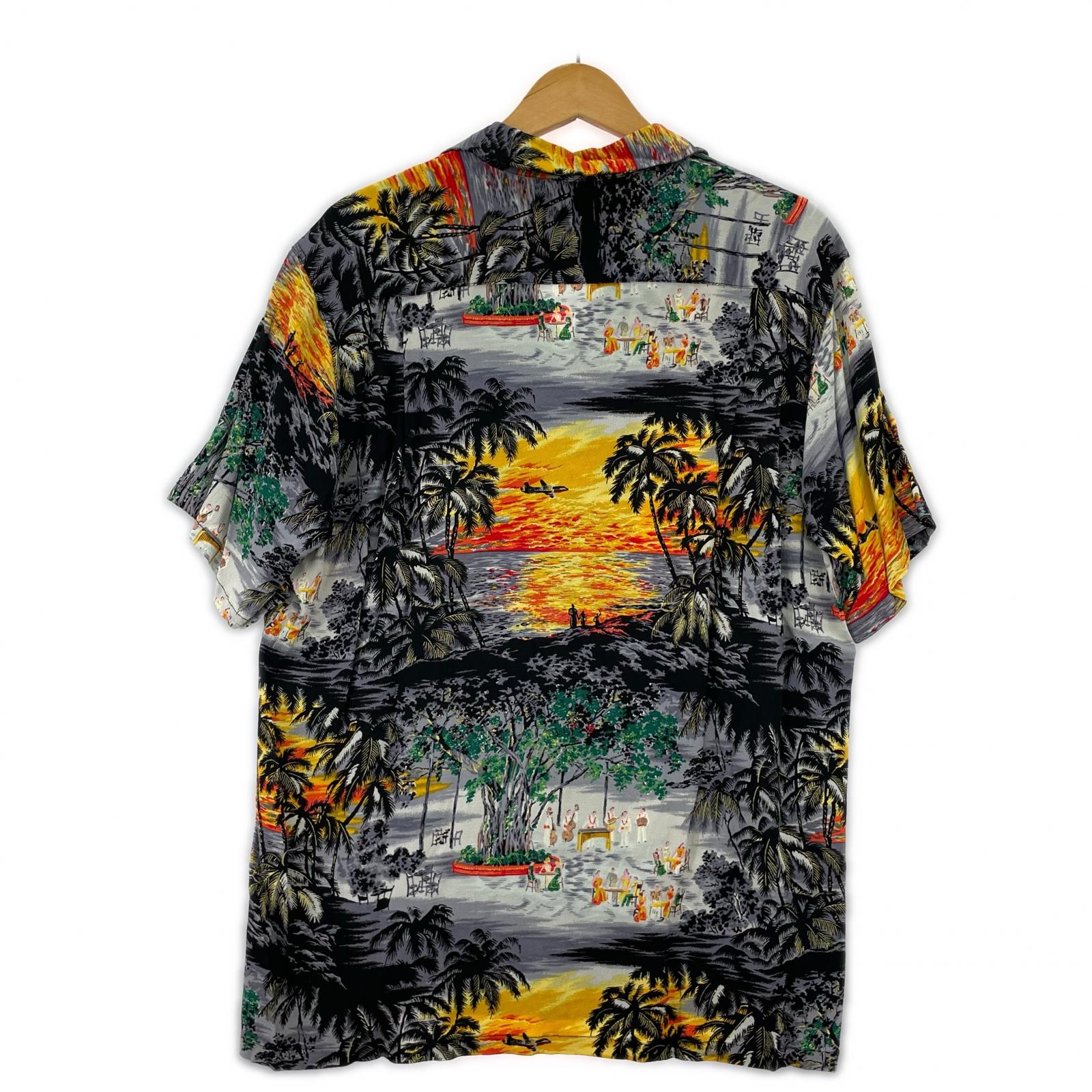 半袖シャツ アロハシャツ HONOLULU SINSET Ｍ M マルチカラー