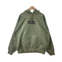 パーカー 23SS Inside Out Box Logo Hooded 緑 (L) L グリーン