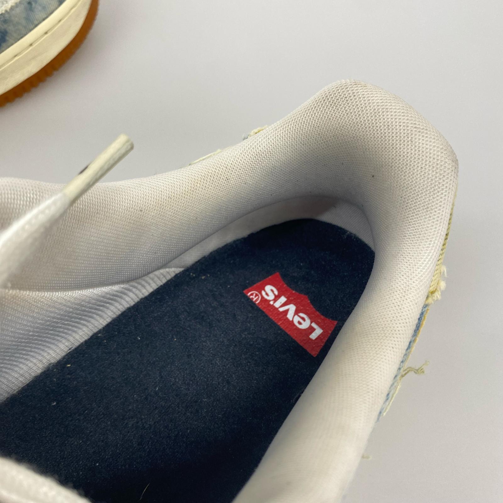 スニーカー × Levi's Air Force 1 Low Custom（27.5） 27.5cm (US9 1/2 UK9 EU45) ブルー