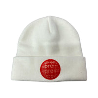 ニットキャップ LENTICULAR BEANIE 白 ホワイト