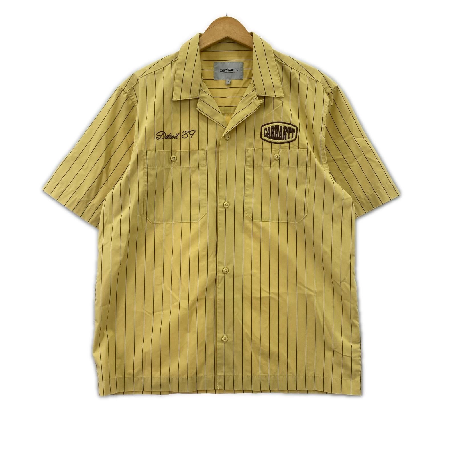 半袖シャツ S/S hendry shirt S イエロー