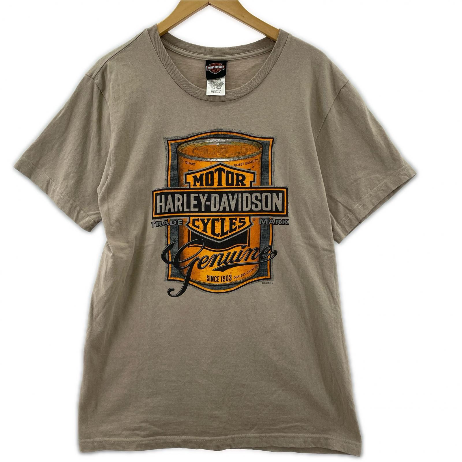 半袖Ｔシャツ usa製/缶/ベージュ M ベージュ