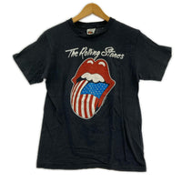 半袖Ｔシャツ 80s Hanesボディ The Rolling Stones NORTH AMERICAN TOUR (M) M ブラック