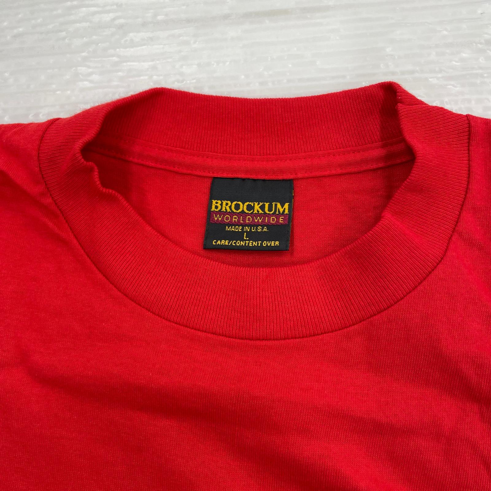 半袖Ｔシャツ 90s BROCKUMボディ The Rolling Stones Voodoo Lounge Tour 赤 (L) L レッド