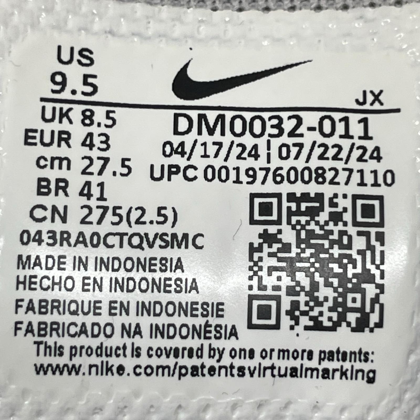 スニーカー DM0032-011 27.5cm (US9 1/2 UK9 EU45) グレー