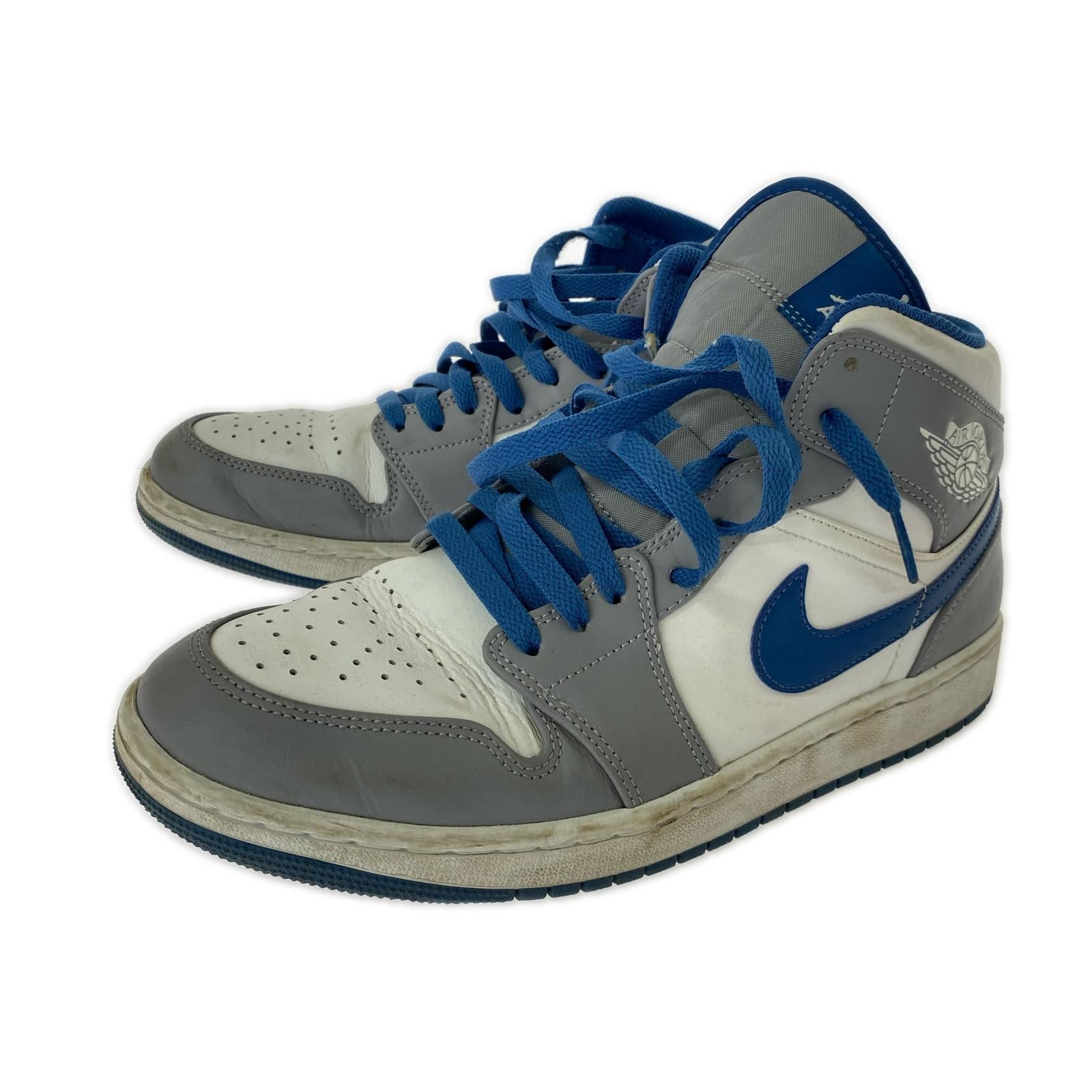 スニーカー Nike Air Jordan 1 Mid "True Blue" 27cm (US9 UK8 1/2 EU44)