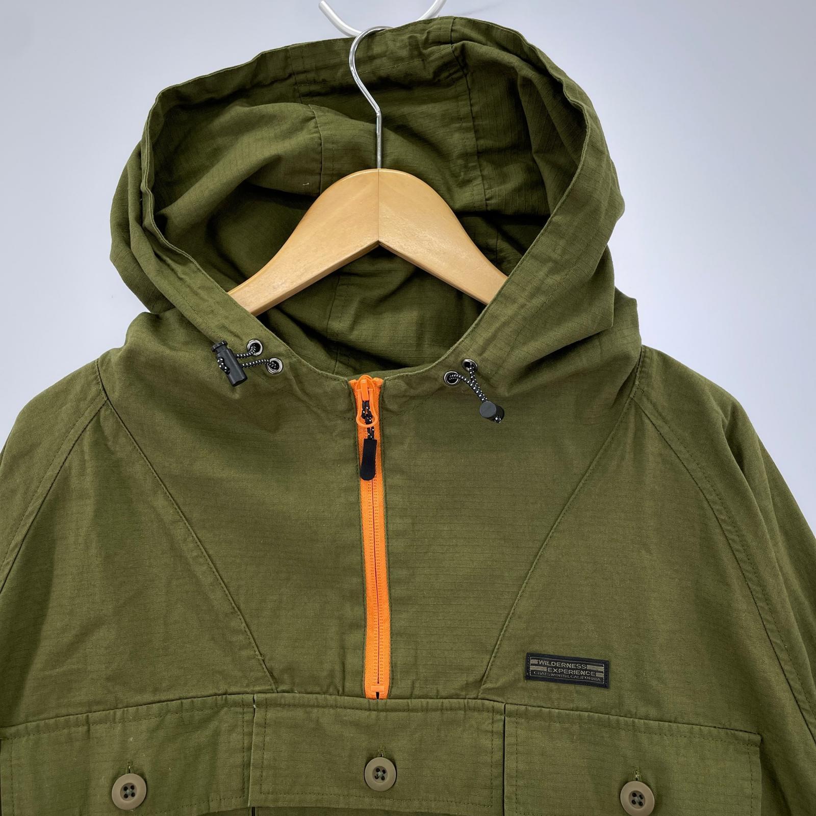 ジャケット Front pocket anorak 812301 カーキ
