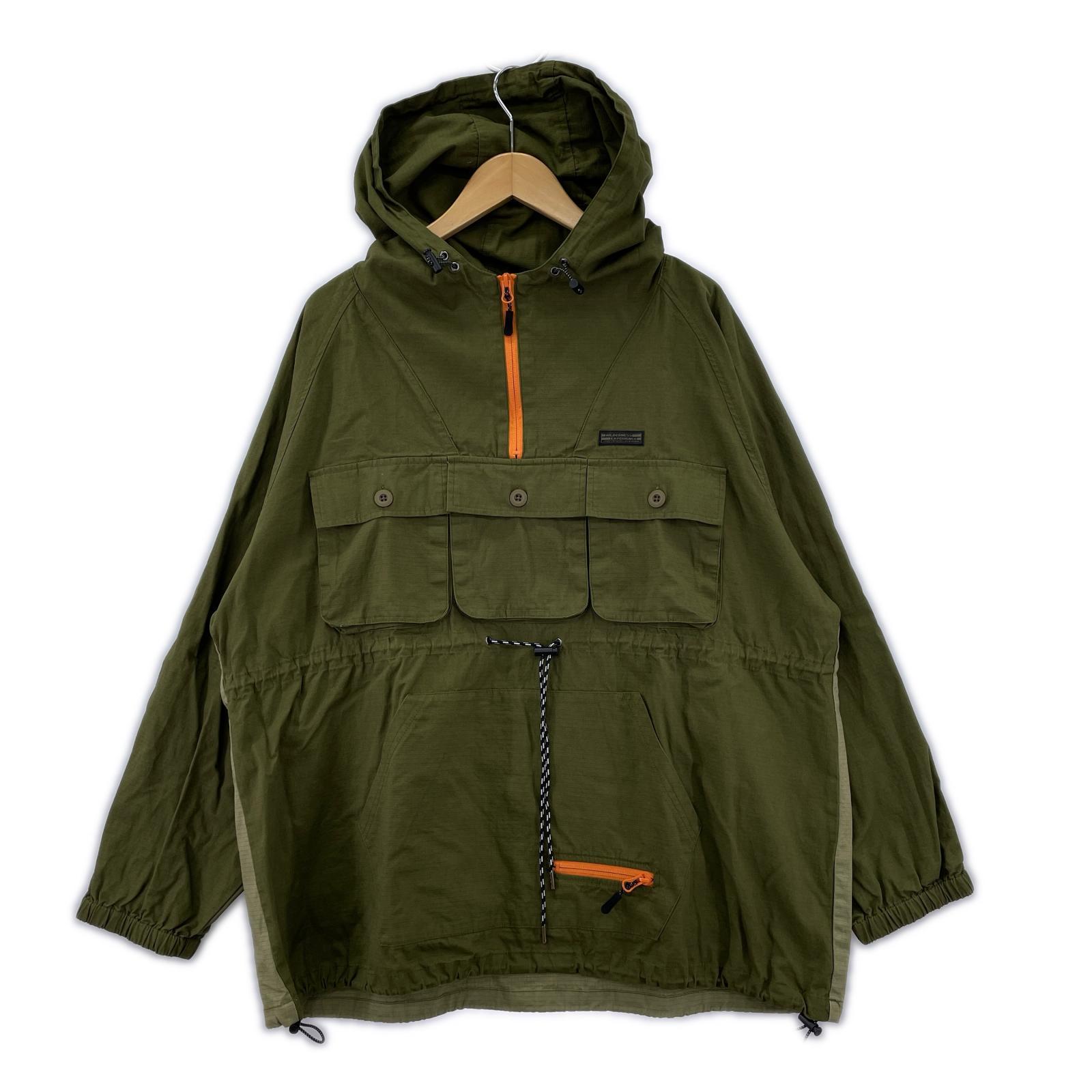 ジャケット Front pocket anorak 812301 カーキ