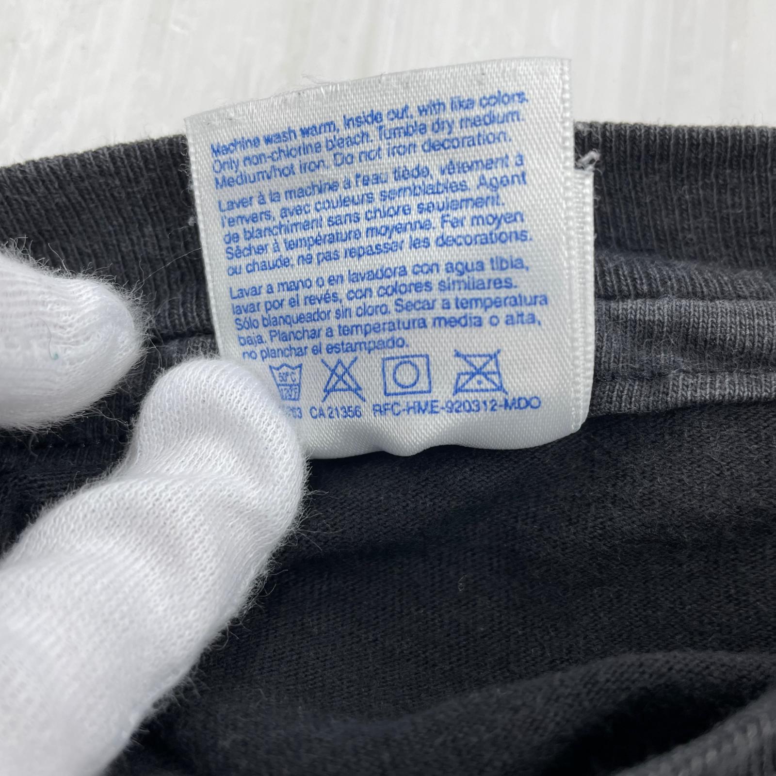 半袖Ｔシャツ 90s HANES PROMOTE TOLERANCE 黒 (XL) ブラック