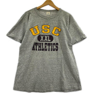 半袖Ｔシャツ Champion 80s トリコタグ 三段プリント グレー S/STee (L) L グレー