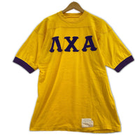 半袖Ｔシャツ RUSSELL ATHLETIC 金タグ フットボールT 黄 (L) イエロー