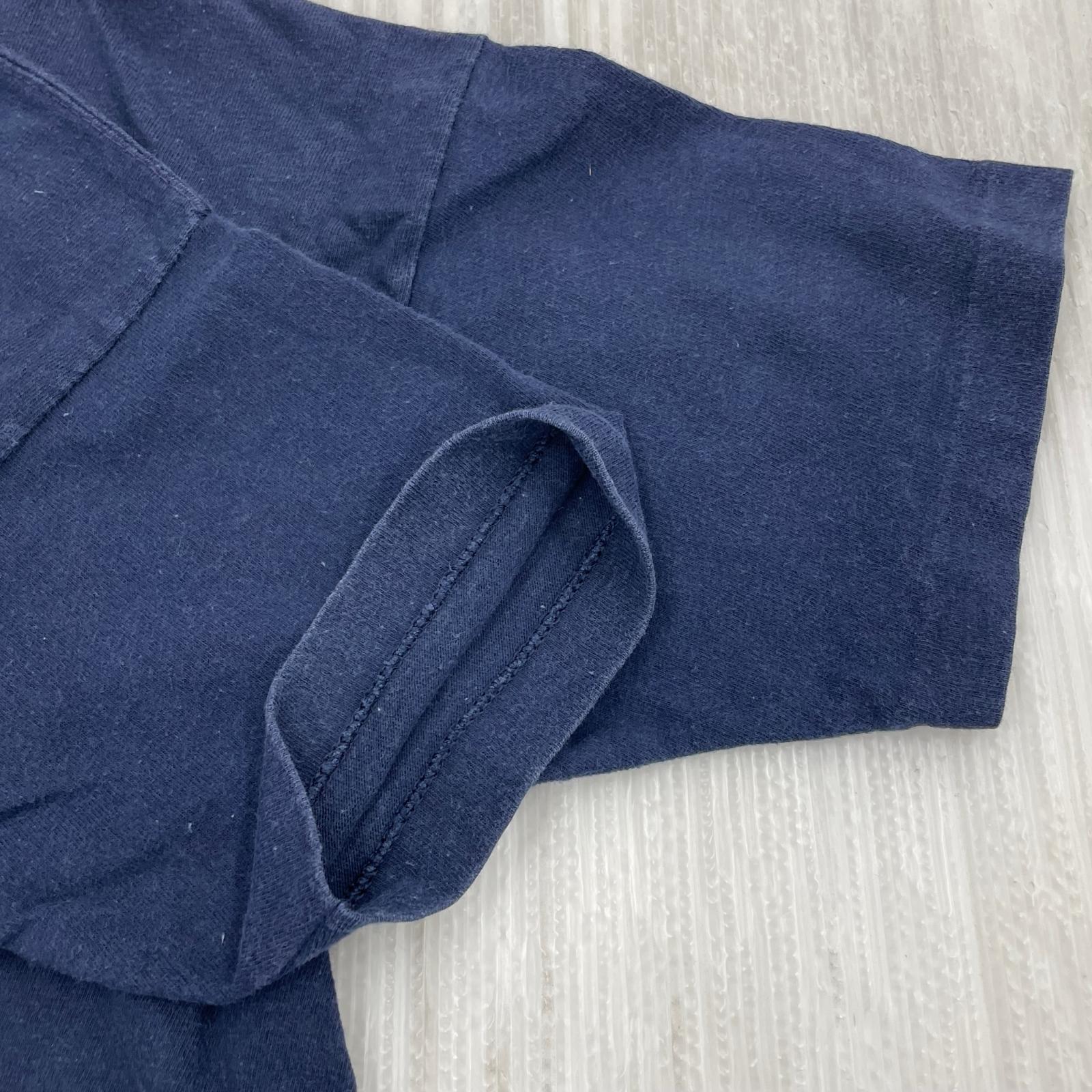 半袖Ｔシャツ Champion バータグ ラバープリント S/STee 紺 (M) M