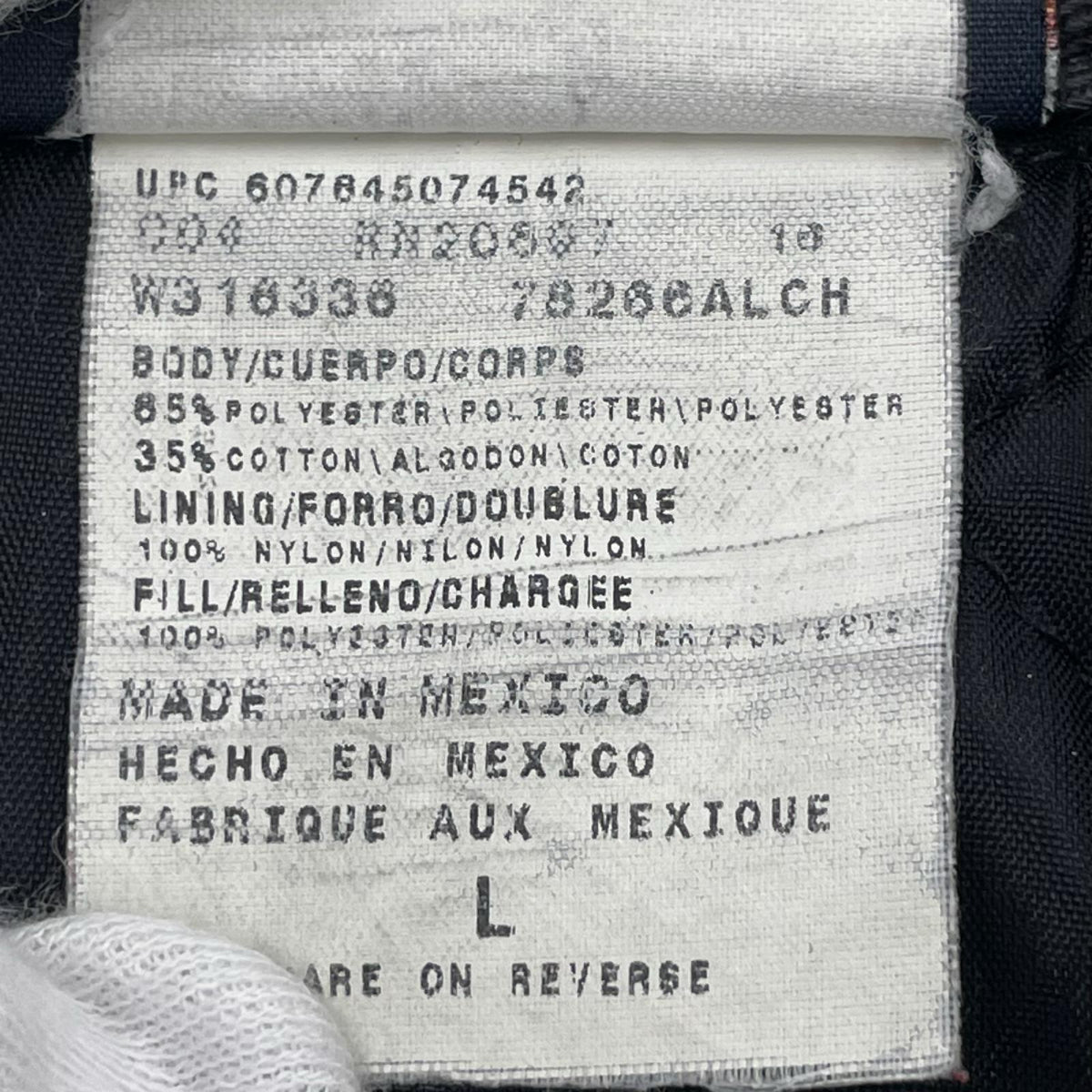 ジャケット ﾒｷｼｺ製 中綿 ｸﾞﾚｰ (L) L グレー