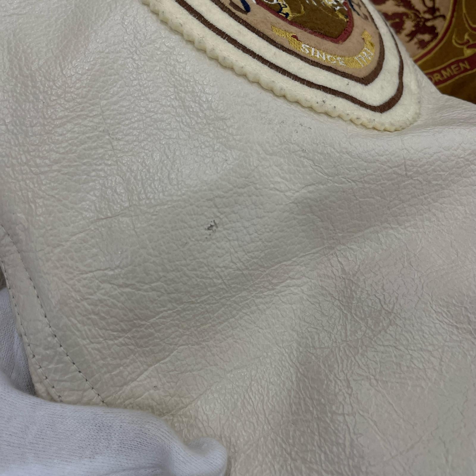 ジャケット ウールスタジャン　茶 ブラウン