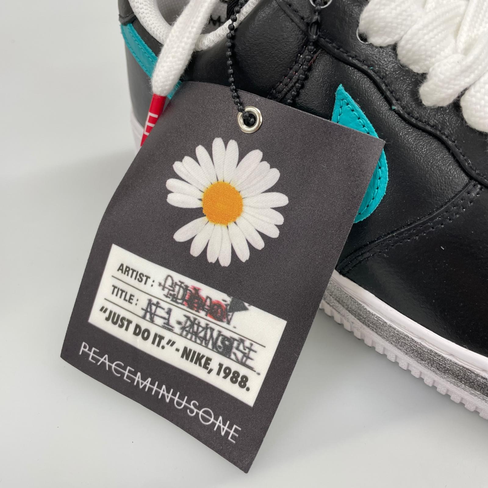 スニーカー ×peaceminusone/AIR FORCE 1 07/PARANOISE 27cm (US9 UK8 1/2 EU44) ブラック