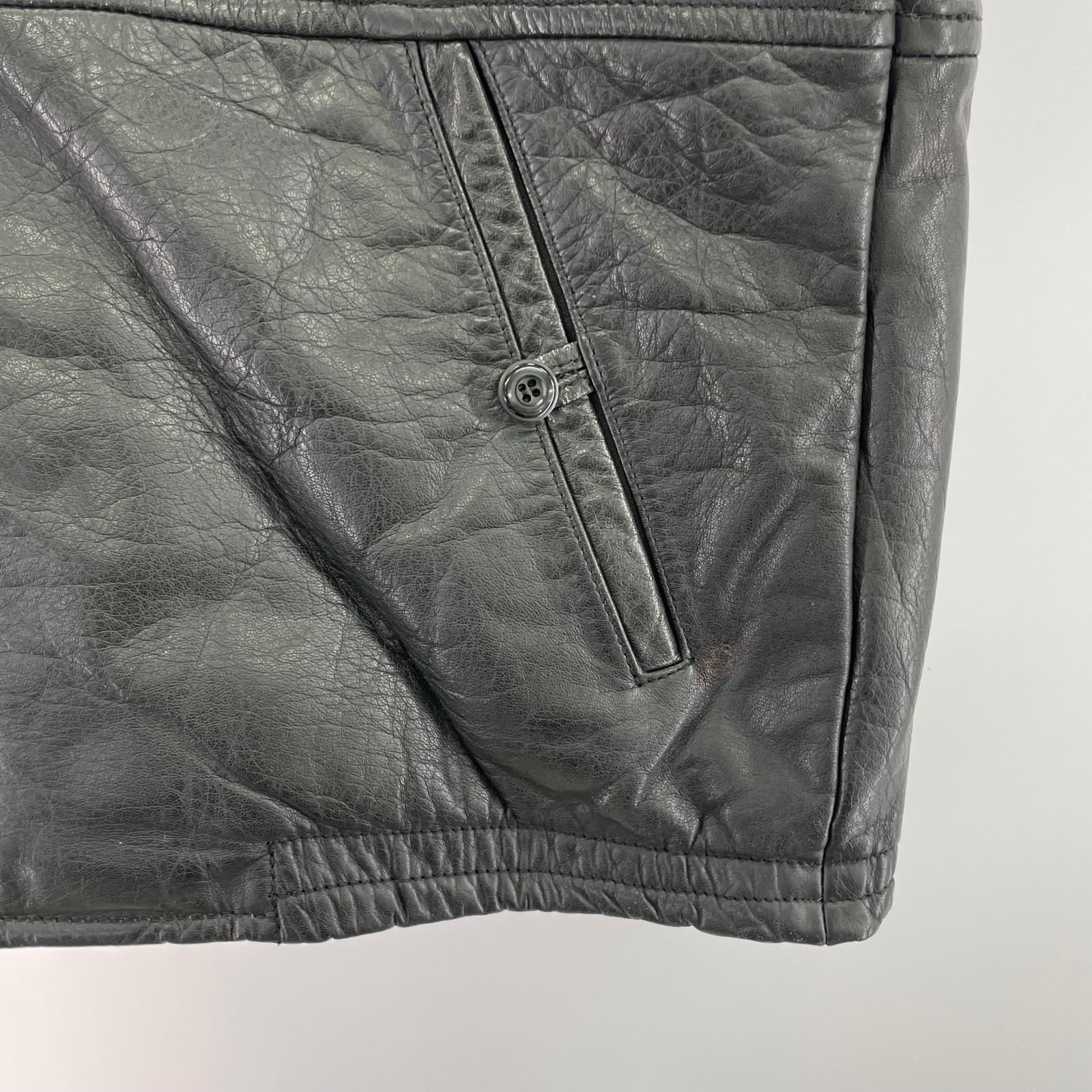 レザージャケット BLK M M ブラック