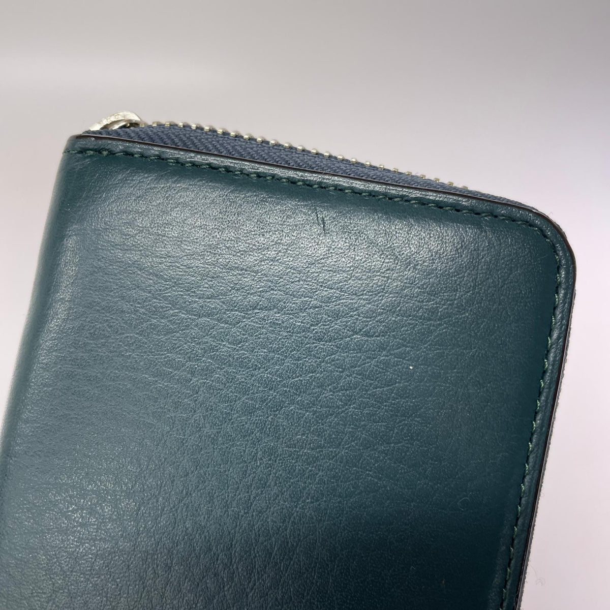 長財布 CYPRIS ﾚｻﾞｰL字長財布 緑