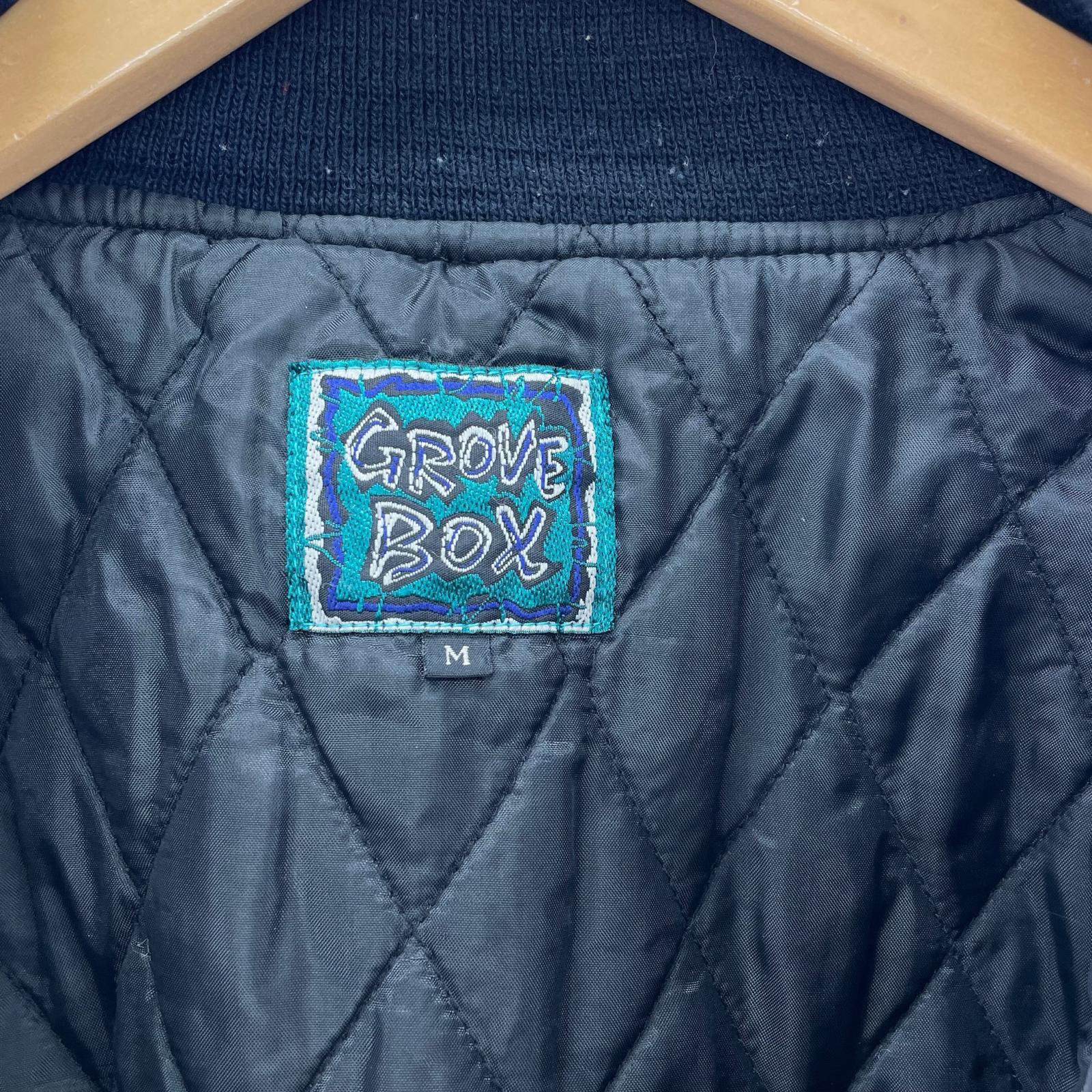 ブルゾン grove box 別珍スカジャン　M M ブラック