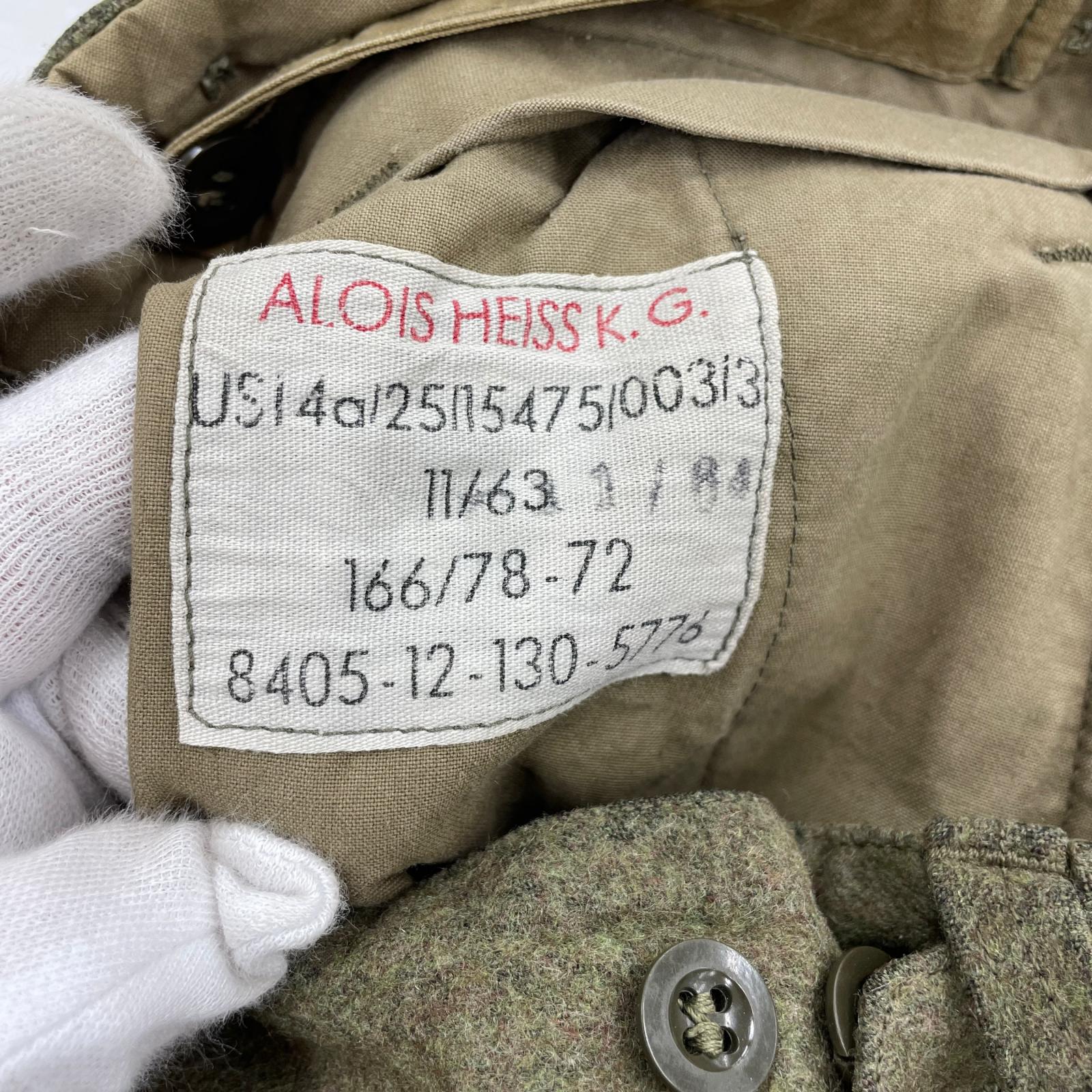 パンツ ドイツ軍 　ウールカーゴパンツ 3