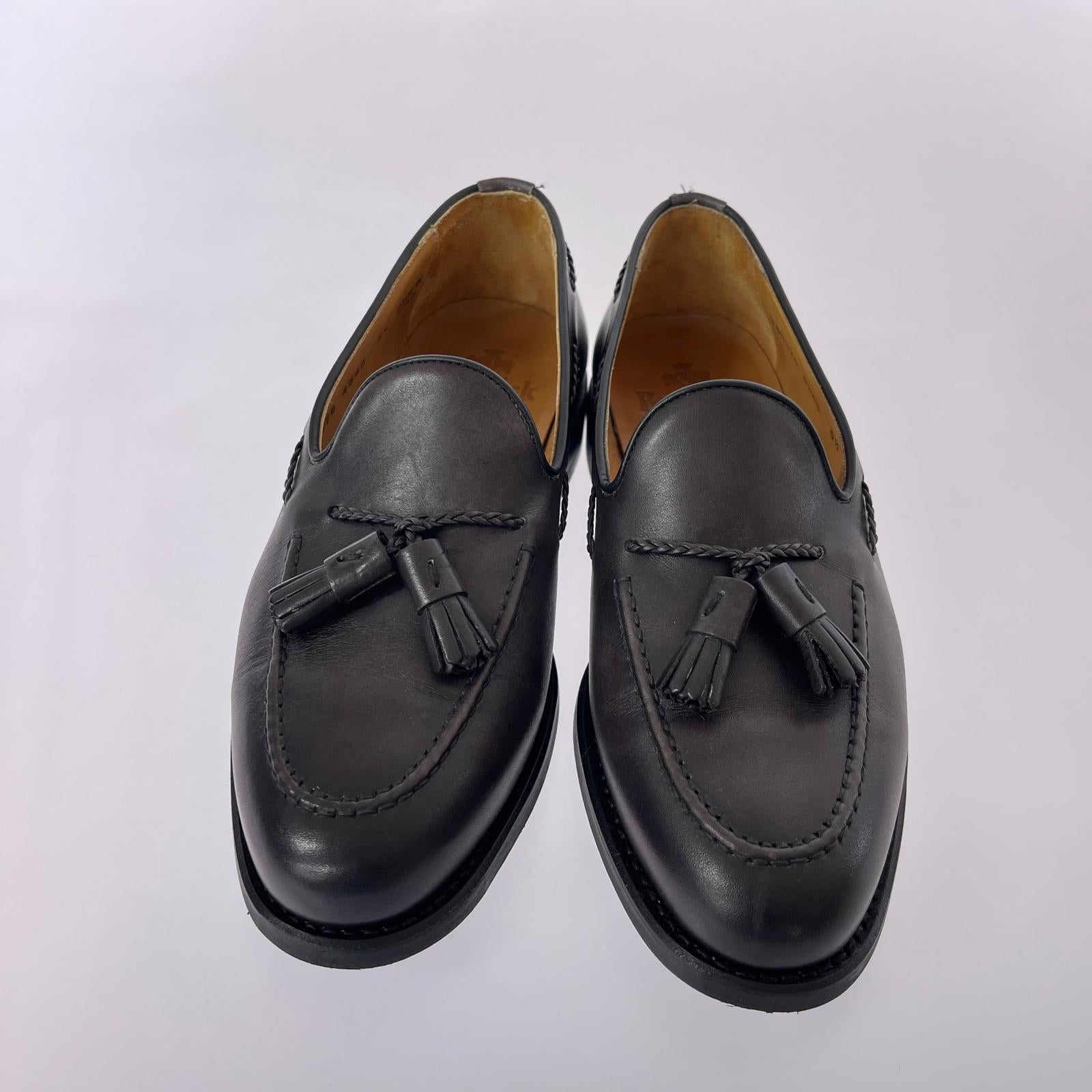 シューズ Berwick 4340 タッセルローファー 黒 5 1/2 ブラック