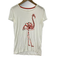 半袖Ｔシャツ フラミンゴ WHT S S ホワイト