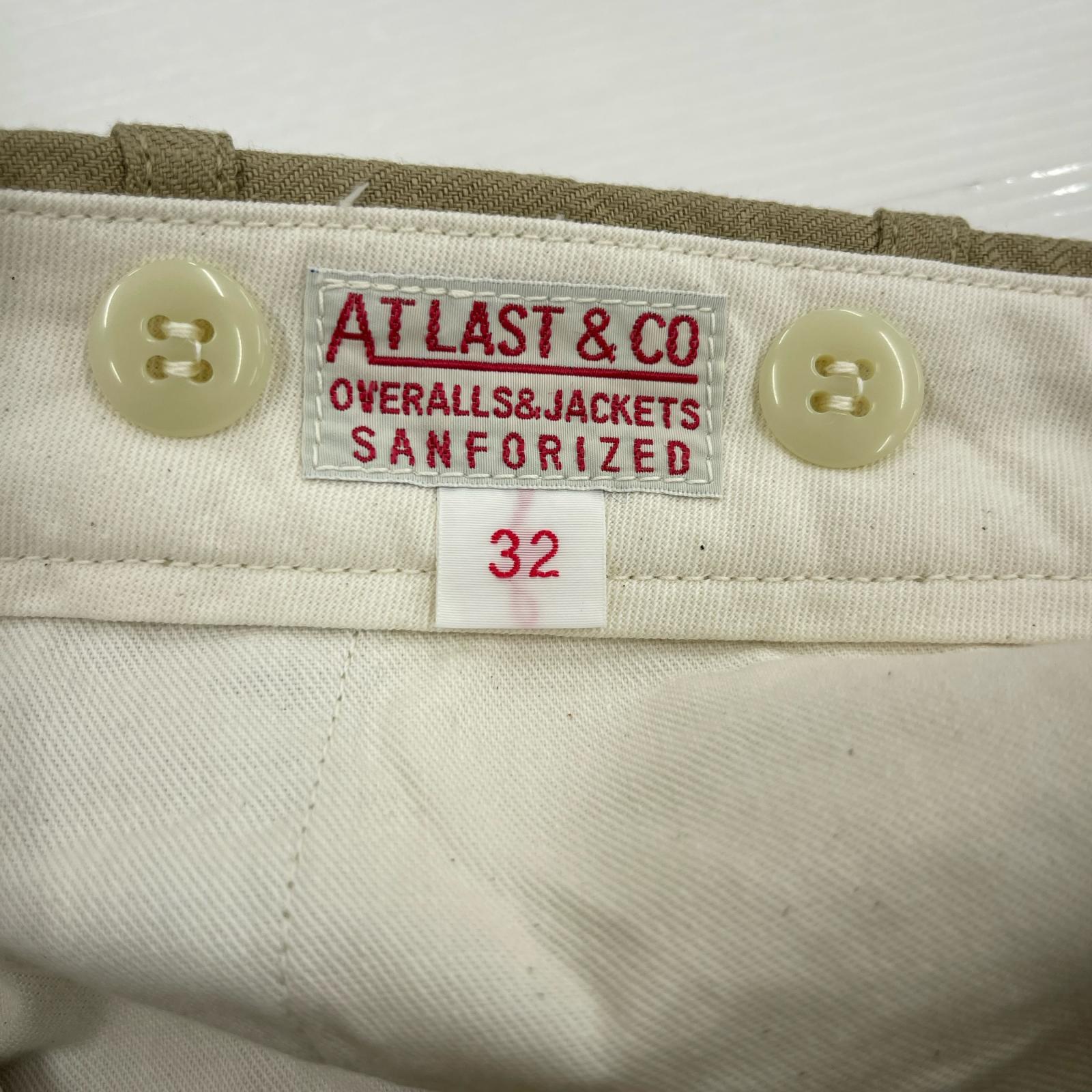 パンツ ATLAST＆CO LOT504 WORK TROUSERS 32