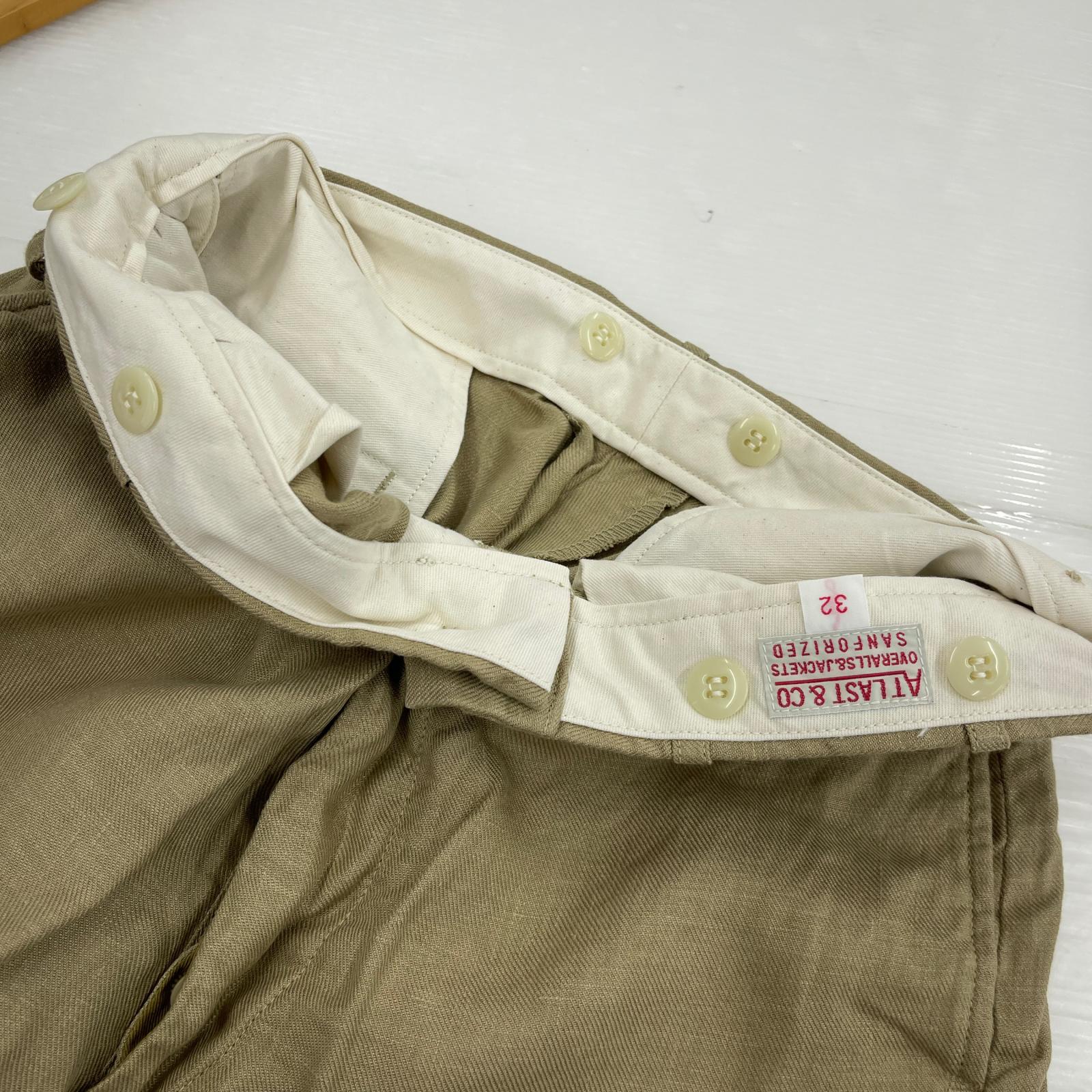パンツ ATLAST＆CO LOT504 WORK TROUSERS 32