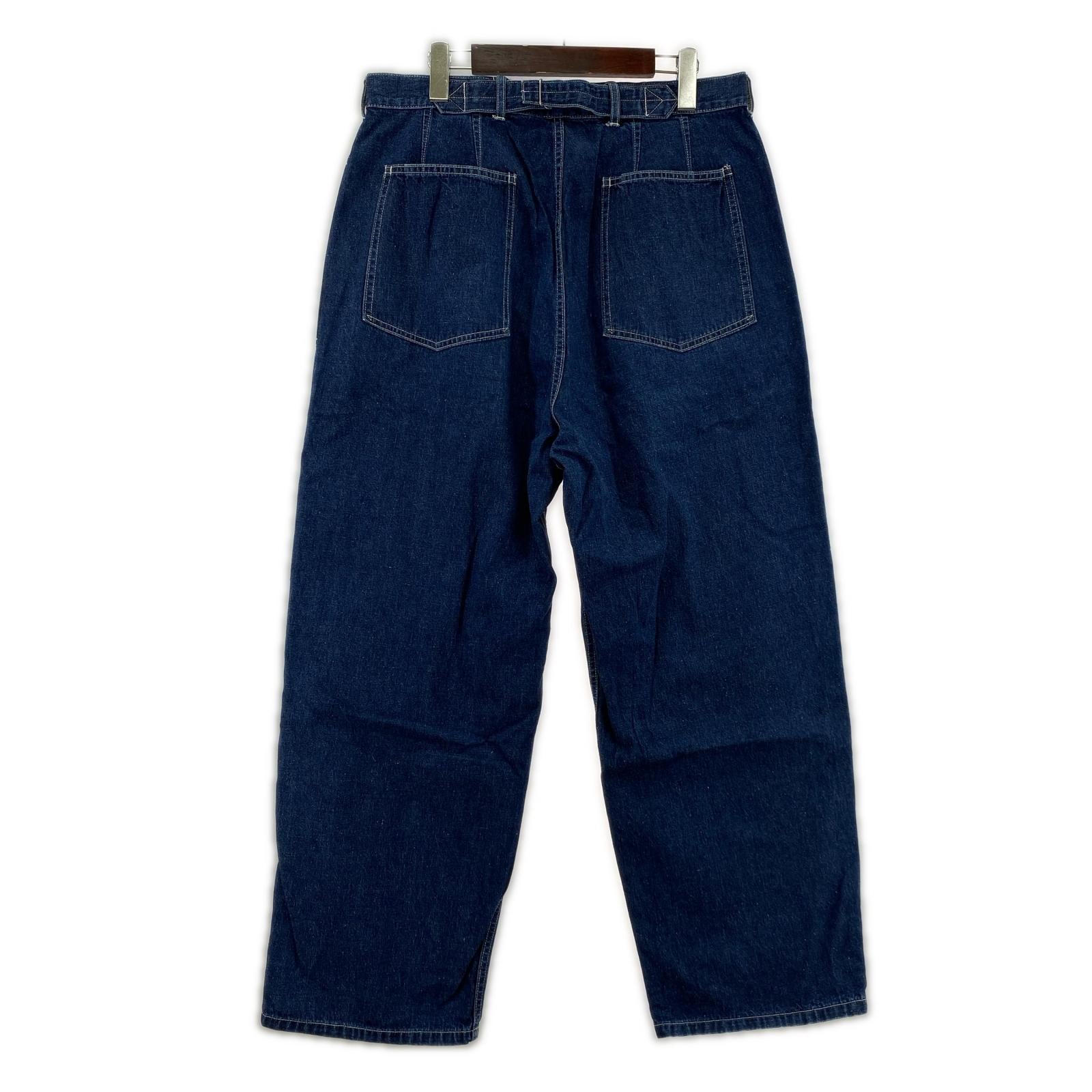 デニムパンツ 23AW NEPP MILITARY DENIM インディゴ (実寸34)