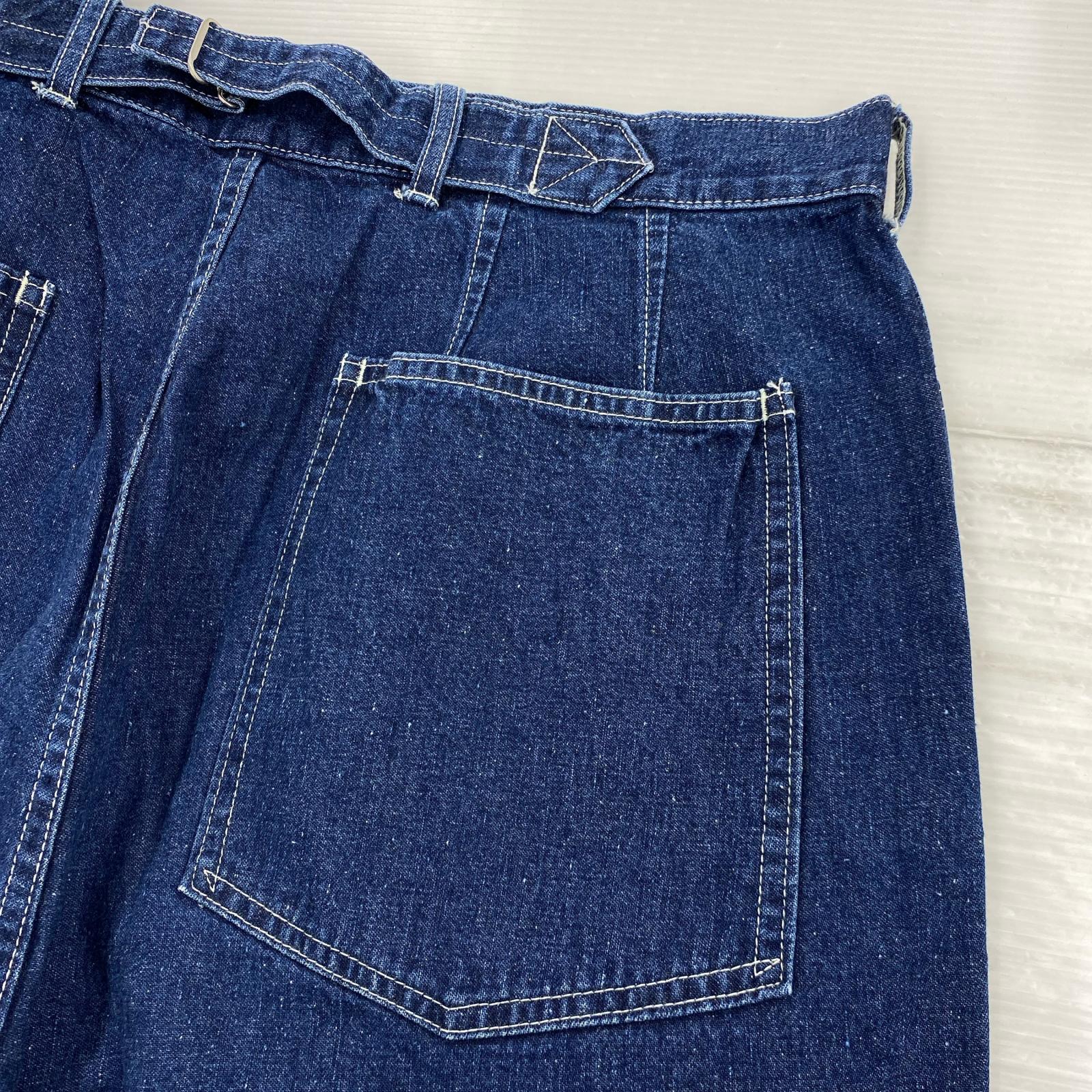 デニムパンツ 23AW NEPP MILITARY DENIM インディゴ (実寸34)