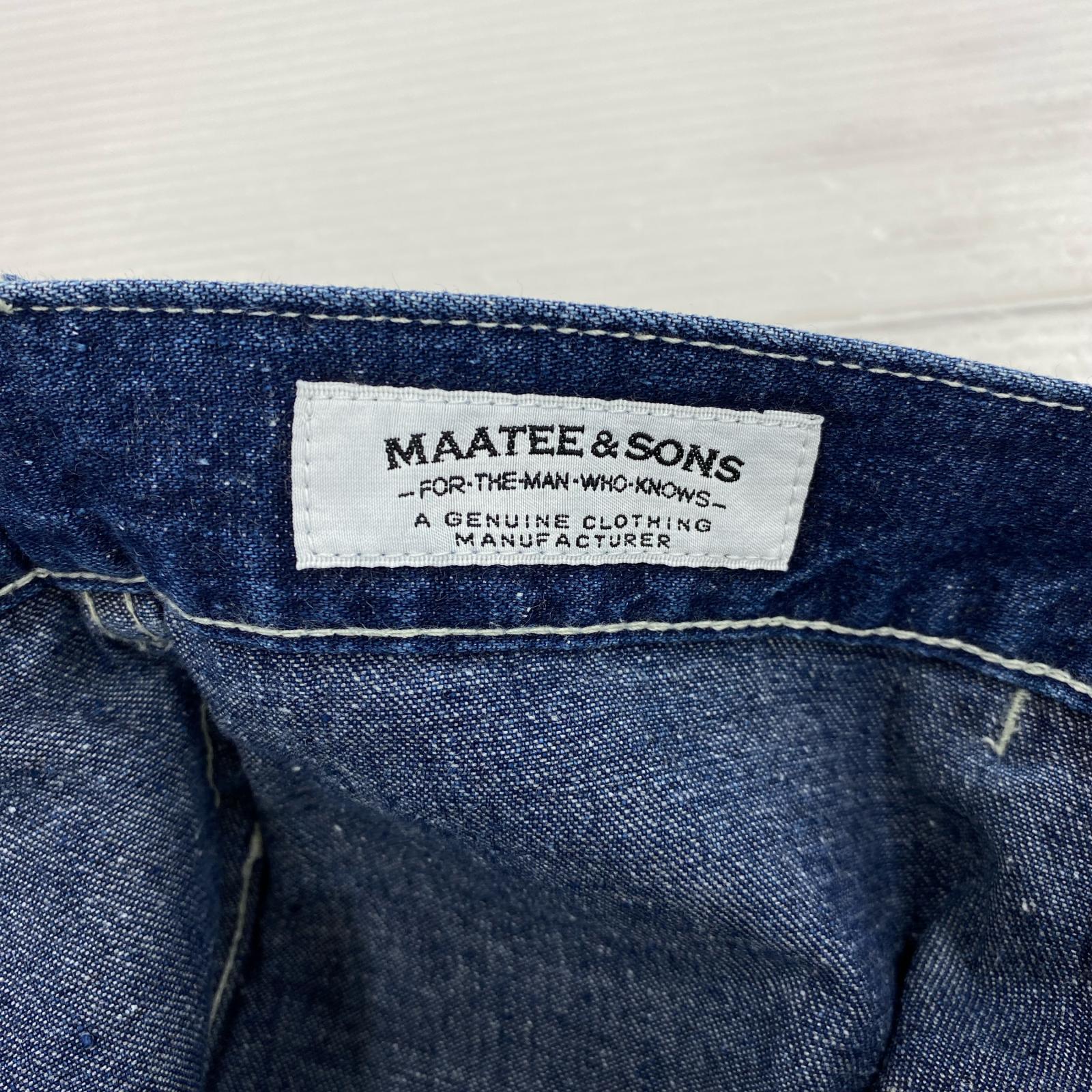 デニムパンツ 23AW NEPP MILITARY DENIM インディゴ (実寸34)