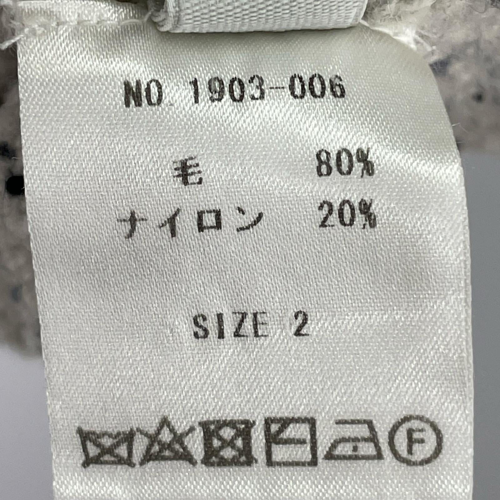 長袖シャツ Wholegarment Knit Vest グレー ウール (2) 2 グレー