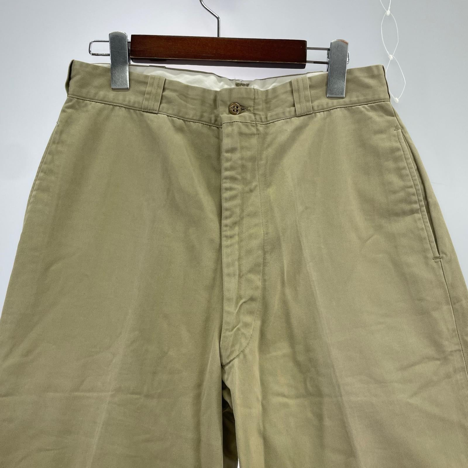 パンツ 50～60S U.S.ARMY RAPIDジップチノトラウザー カーキ
