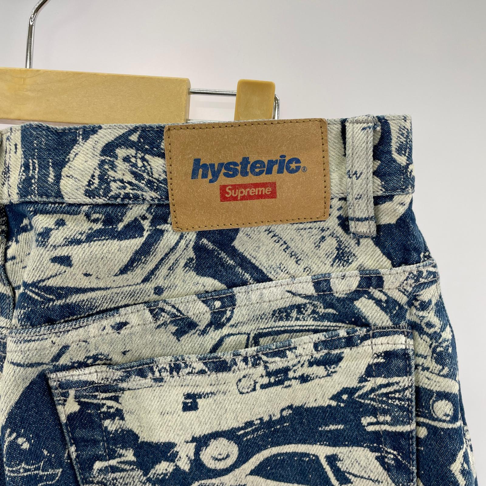 デニムパンツ ×HYSTERIC GLAMOUR CARS BAGGY JEANS 30 ブルー