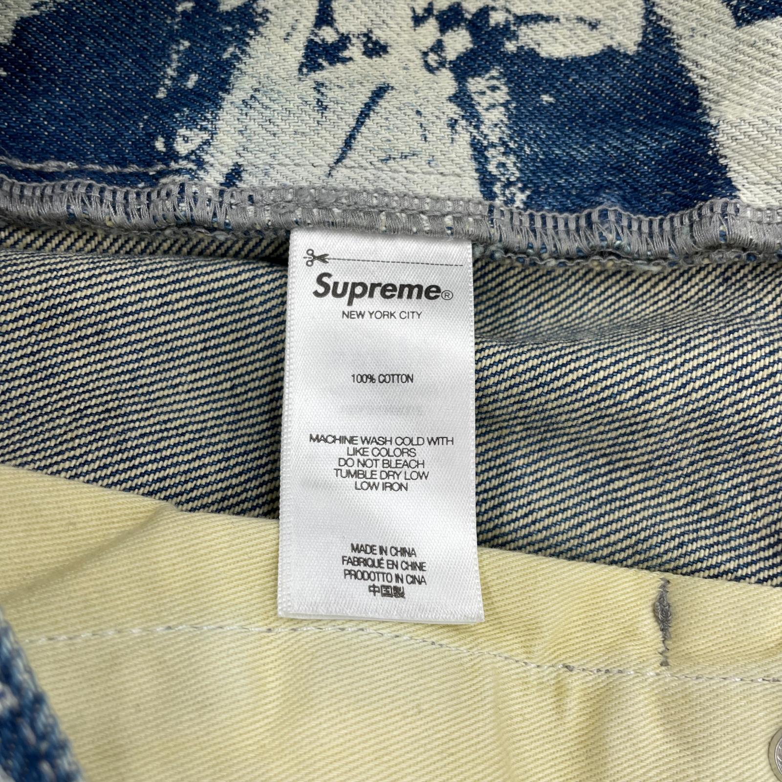 デニムパンツ ×HYSTERIC GLAMOUR CARS BAGGY JEANS 30 ブルー