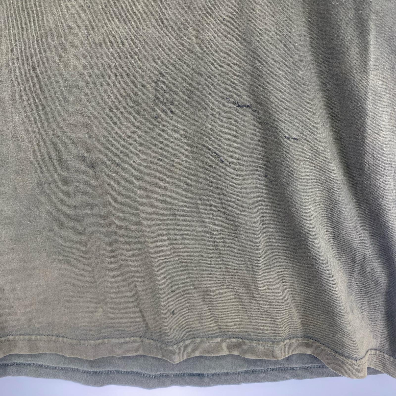 半袖Ｔシャツ バックプリント (2X) カーキ