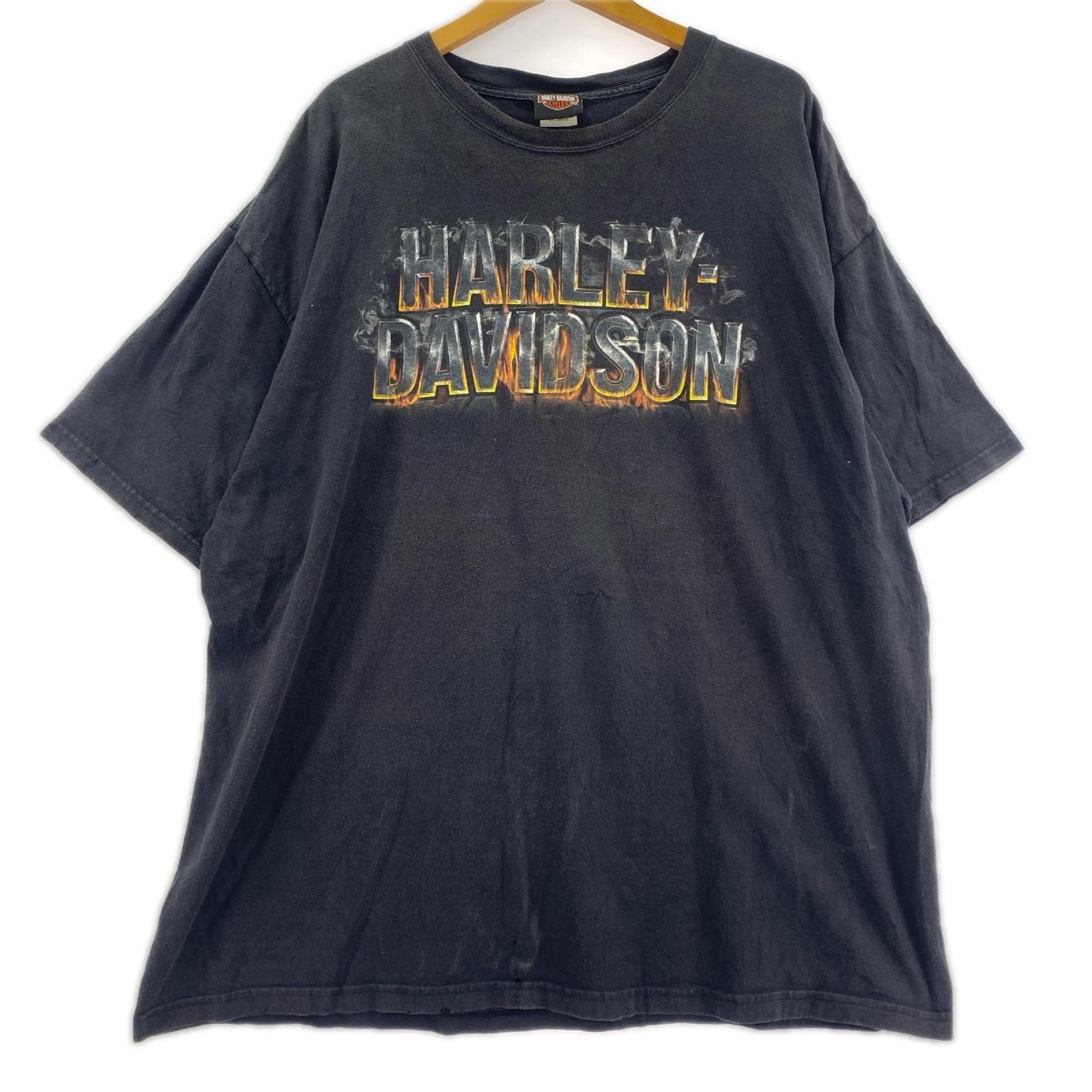 半袖Ｔシャツ ファイヤーロゴ 黒 (2XL) ブラック